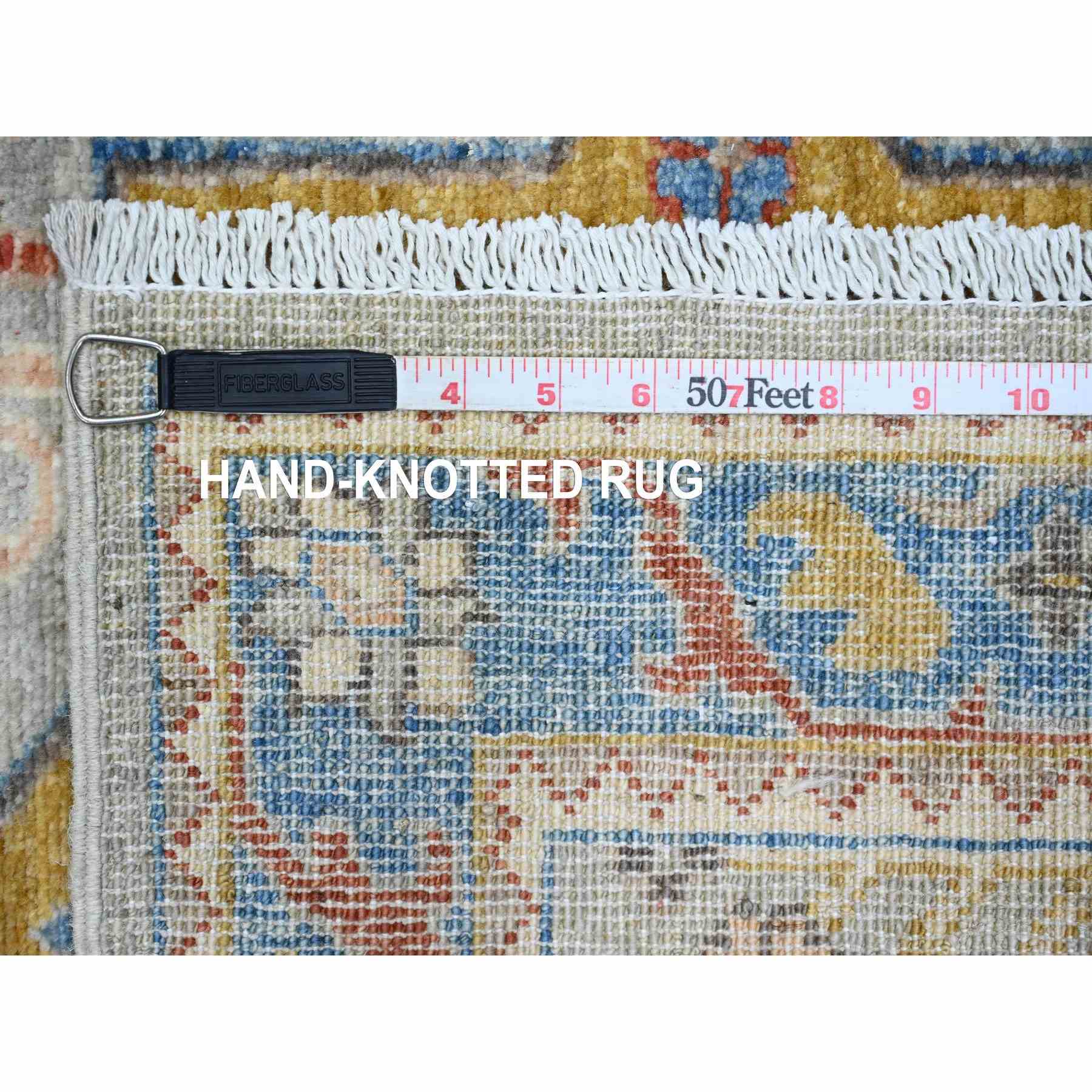 Oushak-And-Peshawar-Hand-Knotted-Rug-449080