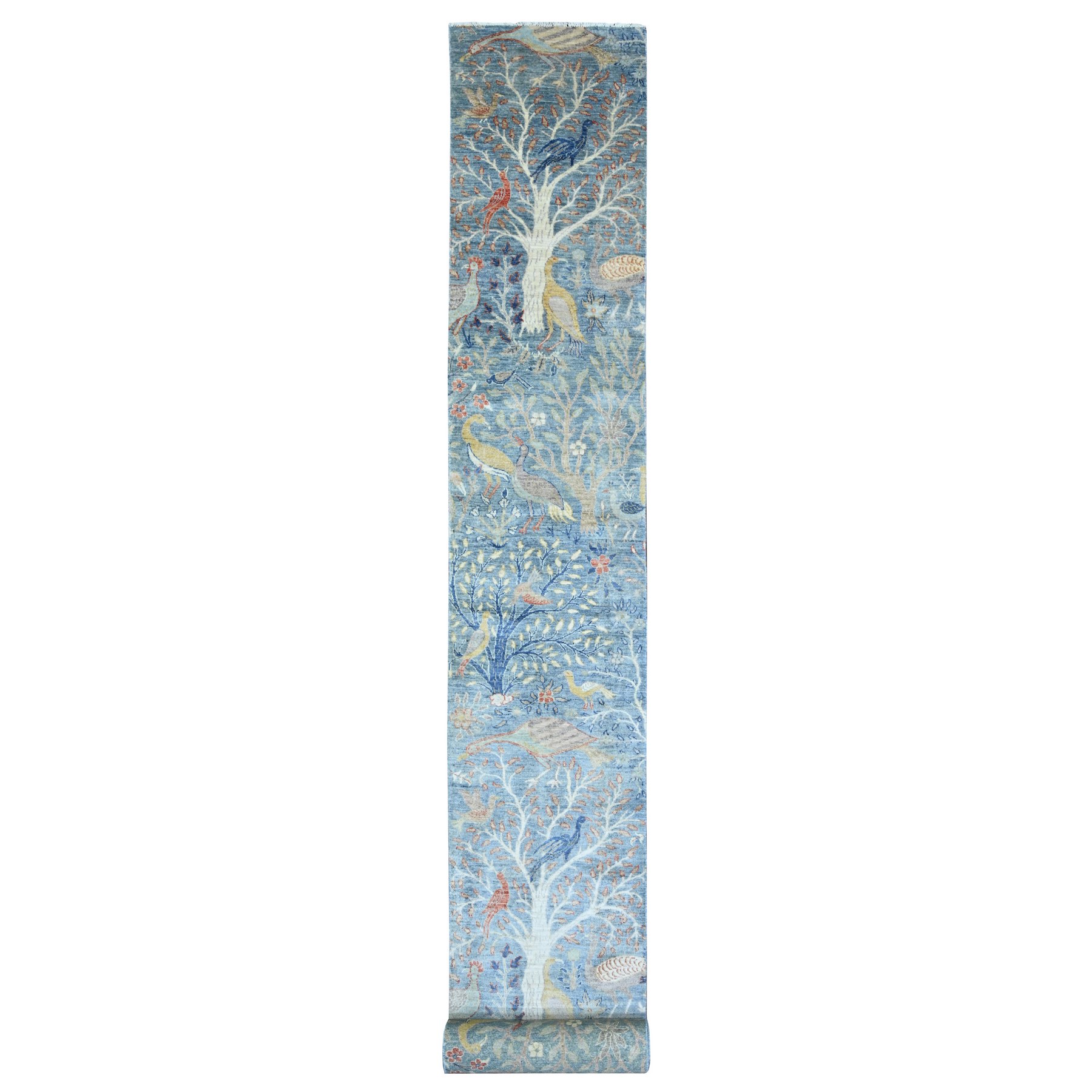 Oushak-And-Peshawar-Hand-Knotted-Rug-449115