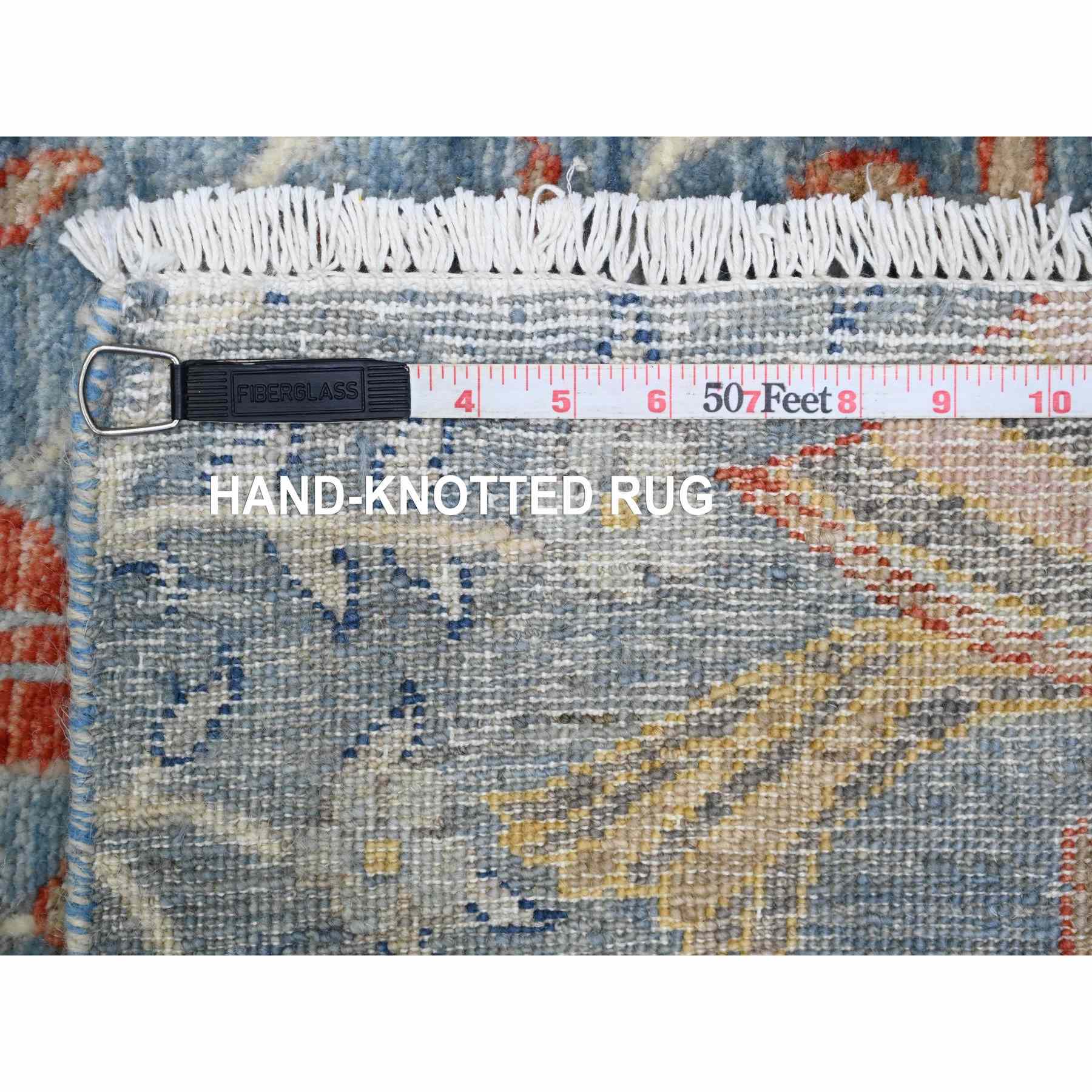Oushak-And-Peshawar-Hand-Knotted-Rug-449115