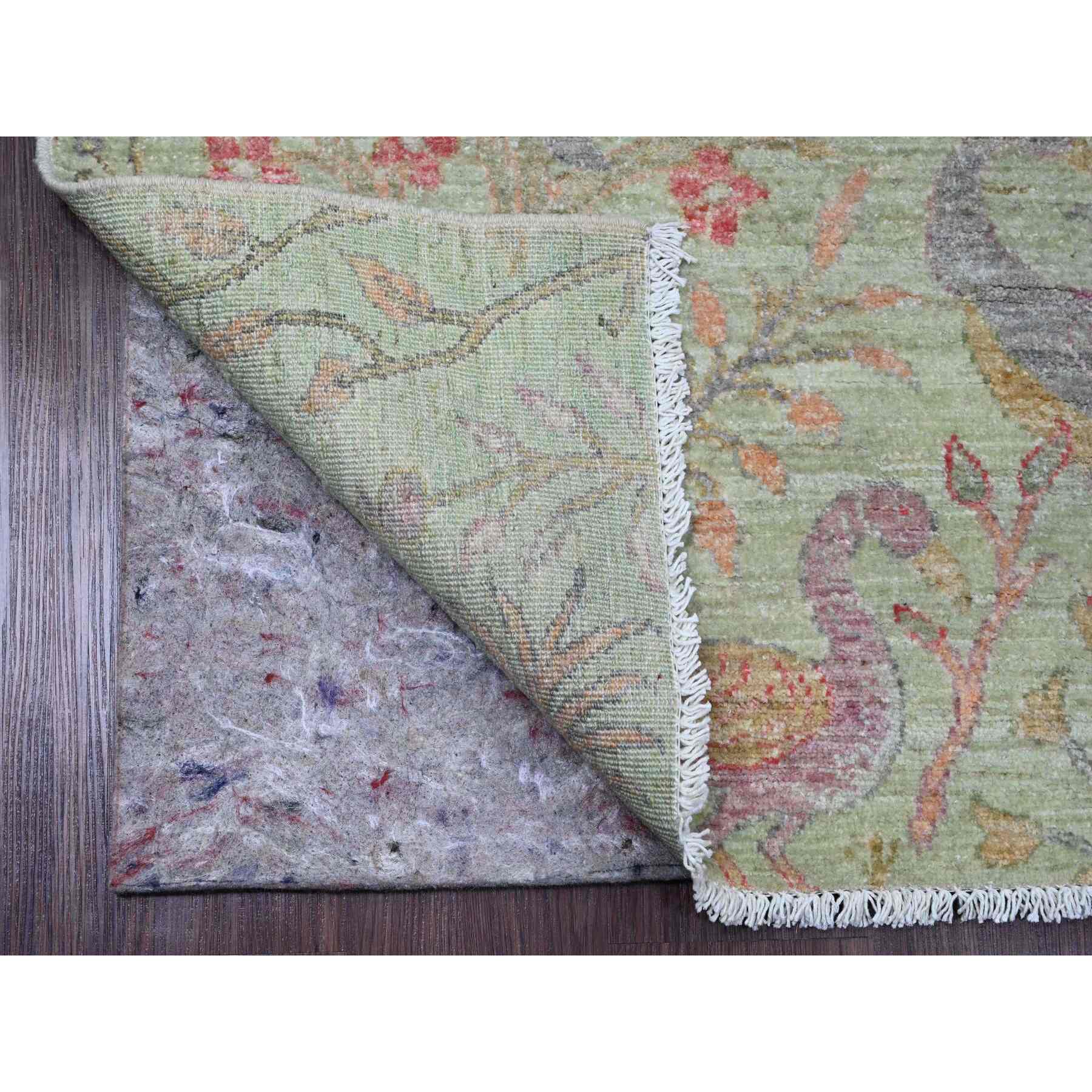 Oushak-And-Peshawar-Hand-Knotted-Rug-449140