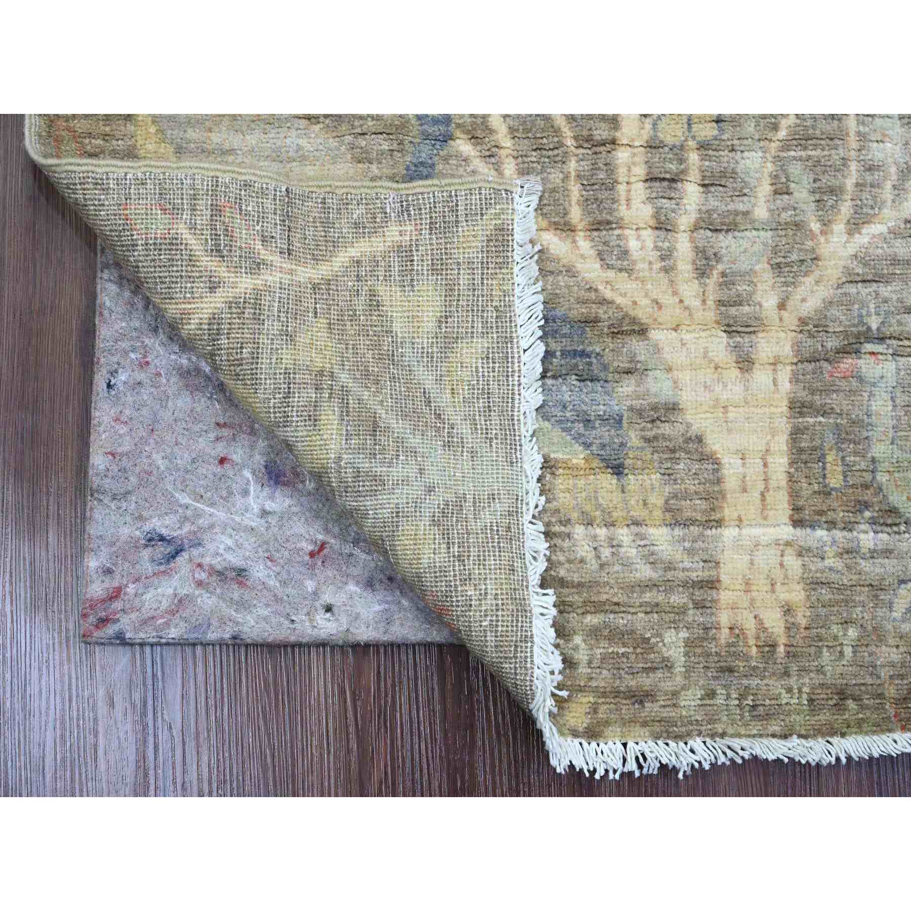 Oushak-And-Peshawar-Hand-Knotted-Rug-449200