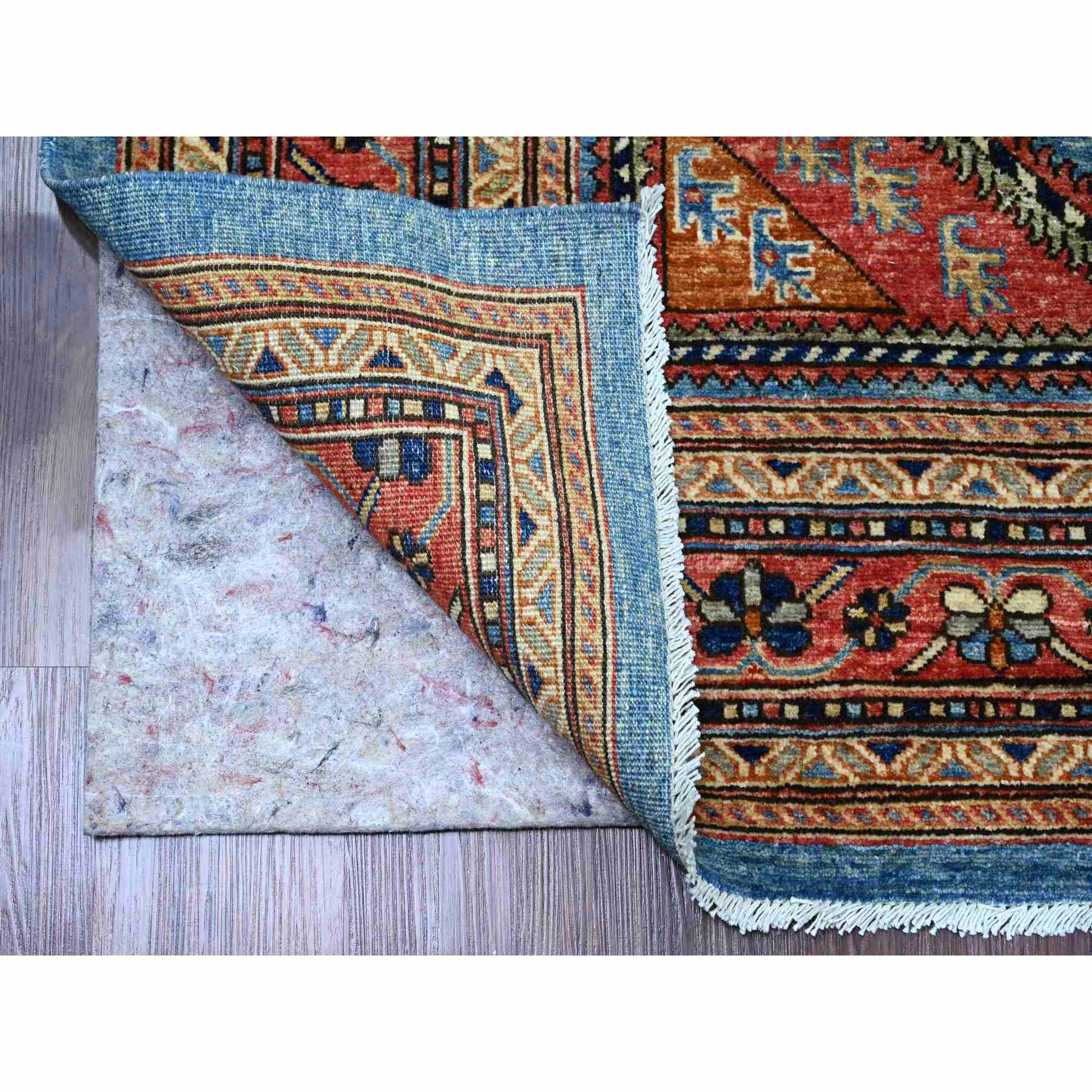 Oushak-And-Peshawar-Hand-Knotted-Rug-449220
