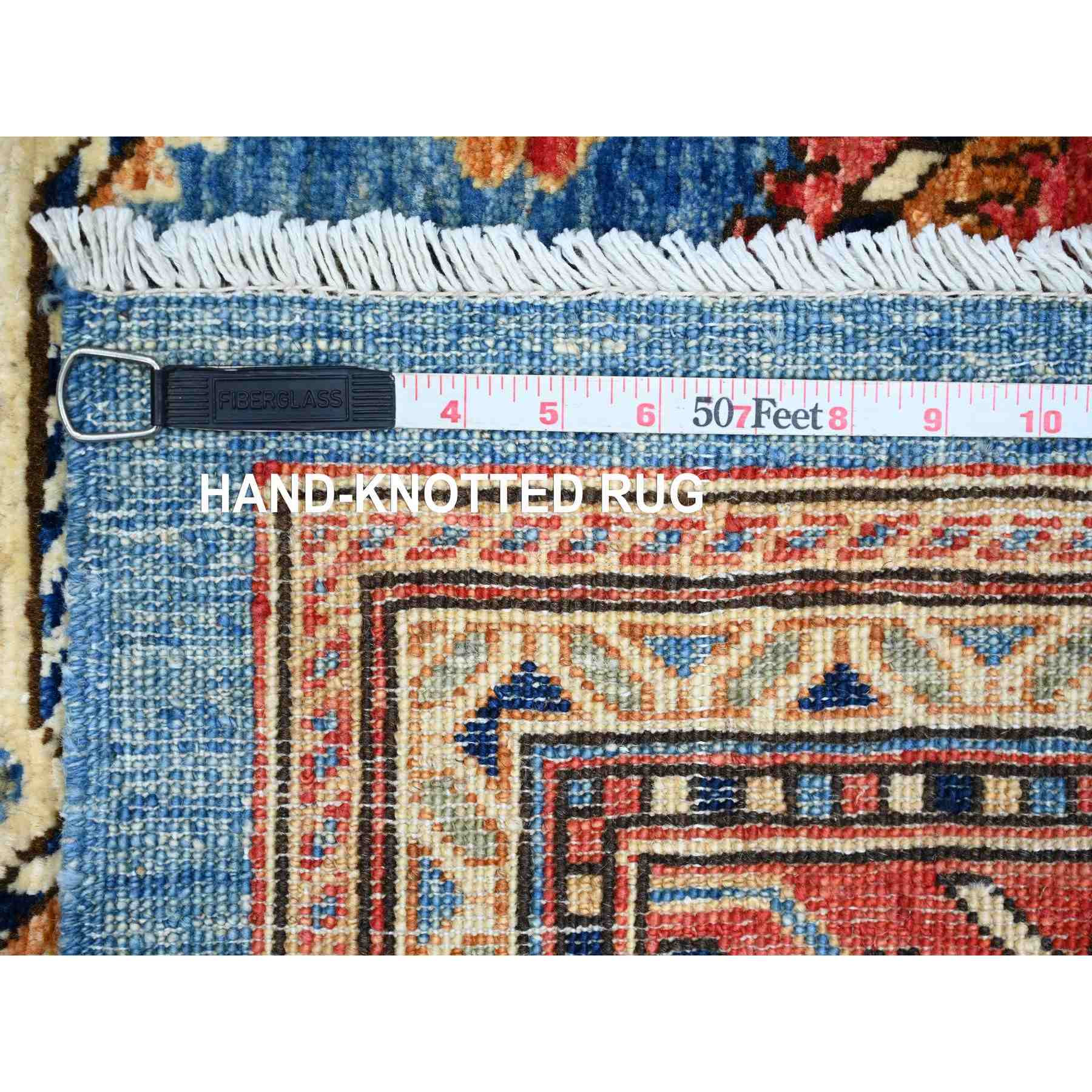 Oushak-And-Peshawar-Hand-Knotted-Rug-449220