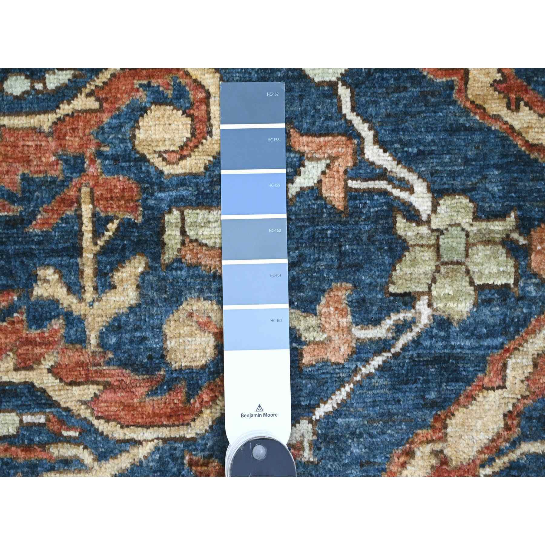 Oushak-And-Peshawar-Hand-Knotted-Rug-449260