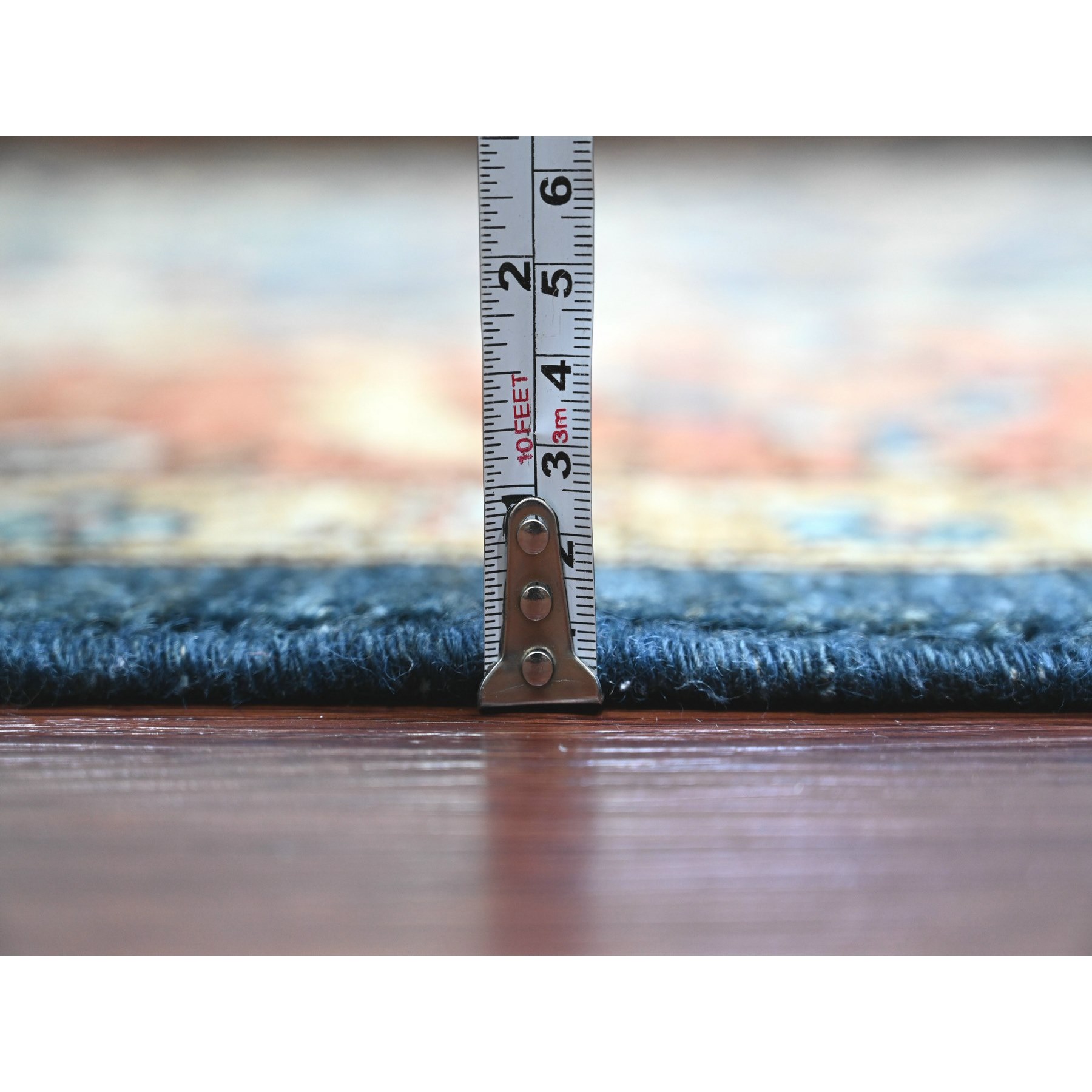 Oushak-And-Peshawar-Hand-Knotted-Rug-449260