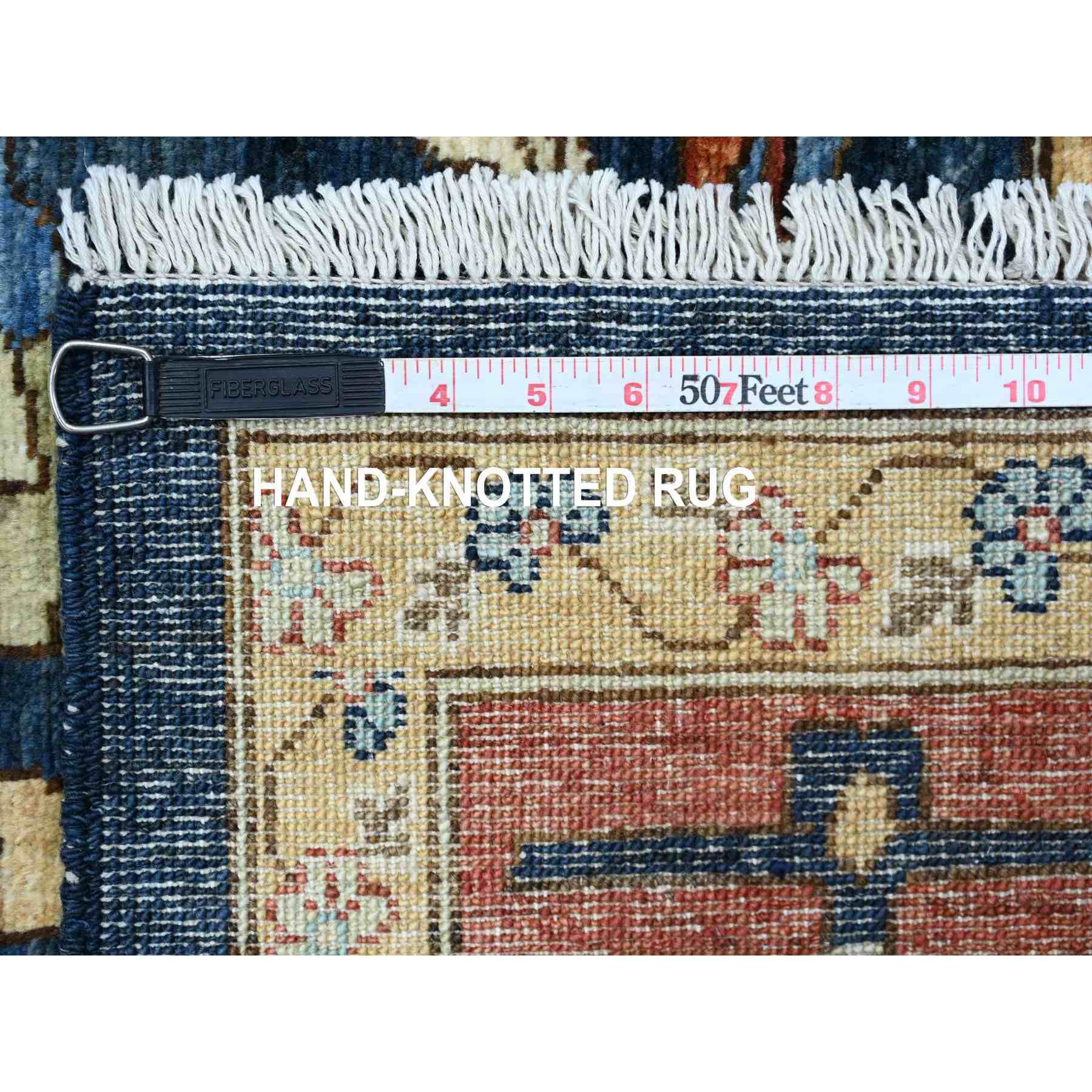 Oushak-And-Peshawar-Hand-Knotted-Rug-449260