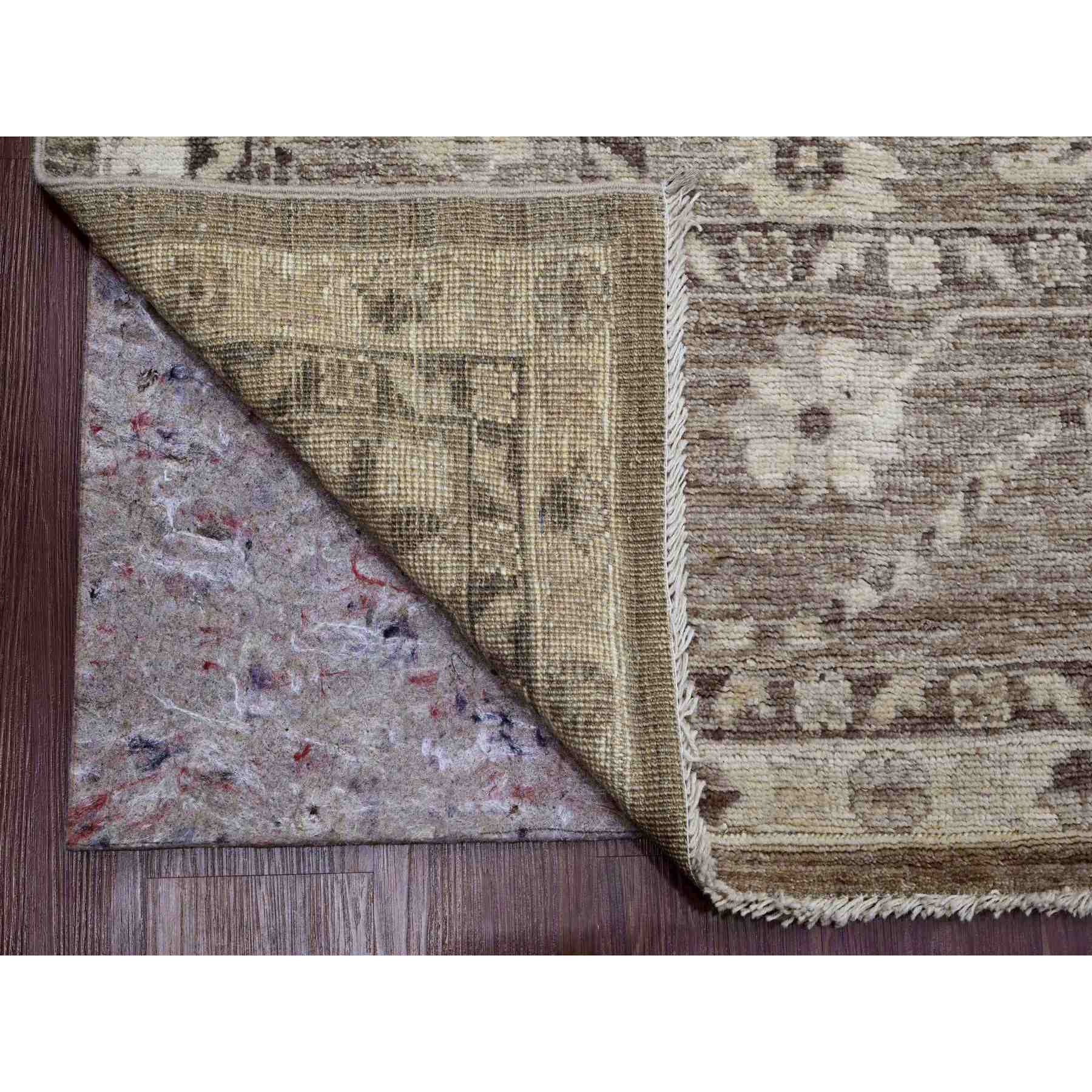 Oushak-And-Peshawar-Hand-Knotted-Rug-449335