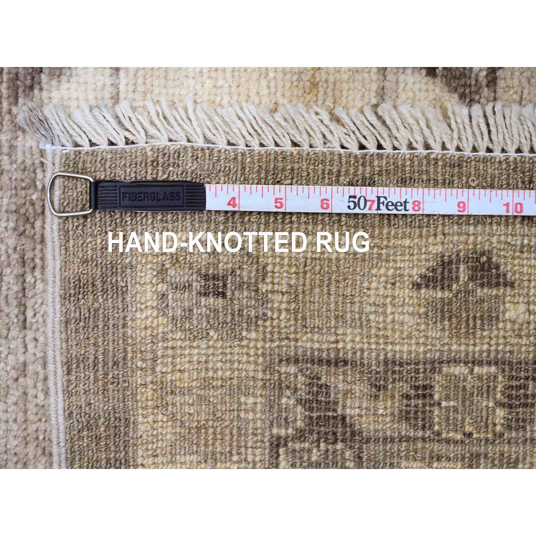 Oushak-And-Peshawar-Hand-Knotted-Rug-449335
