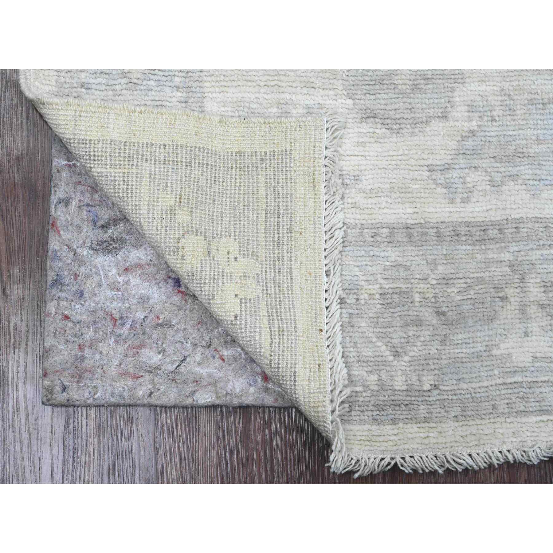 Oushak-And-Peshawar-Hand-Knotted-Rug-449380