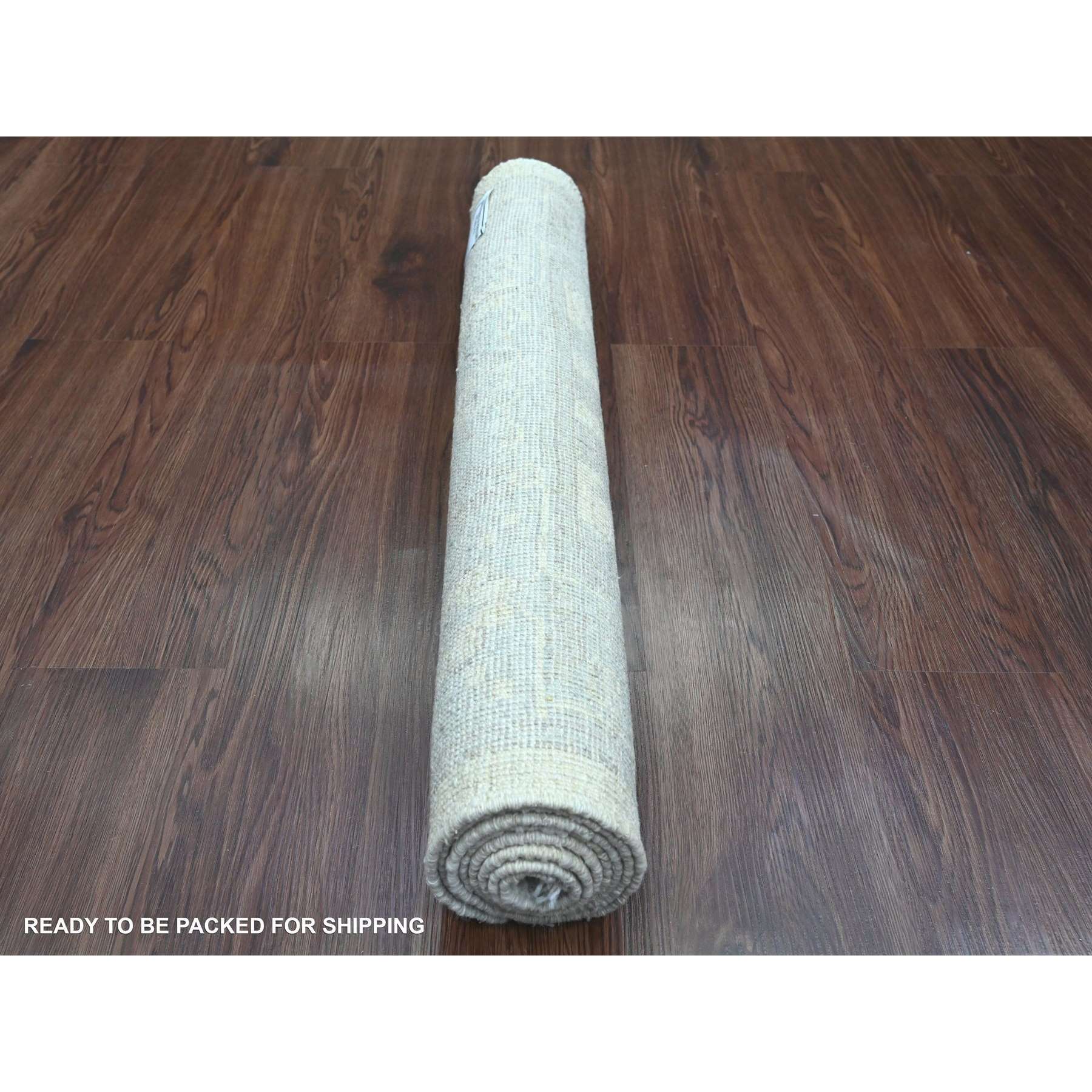 Oushak-And-Peshawar-Hand-Knotted-Rug-449380