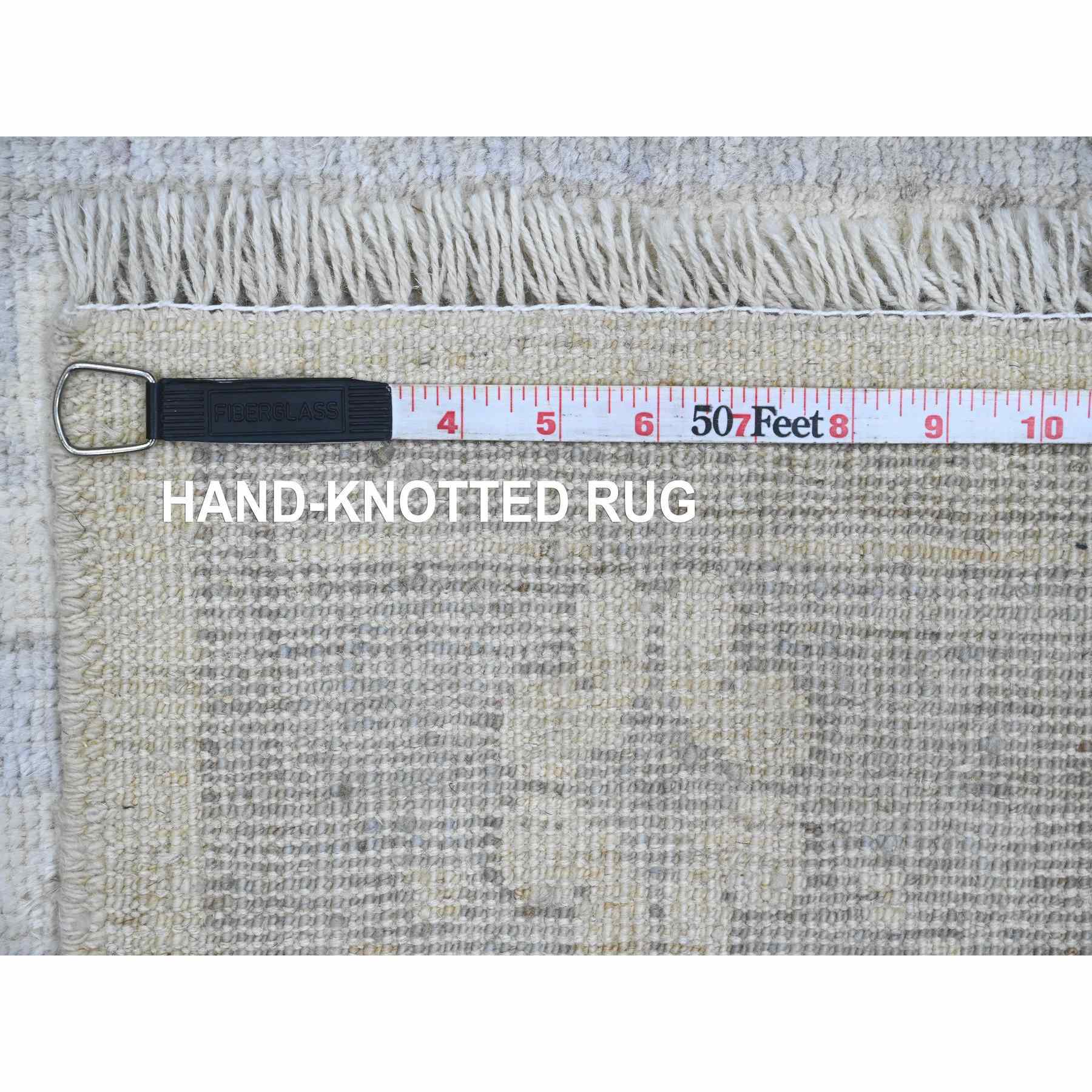 Oushak-And-Peshawar-Hand-Knotted-Rug-449380