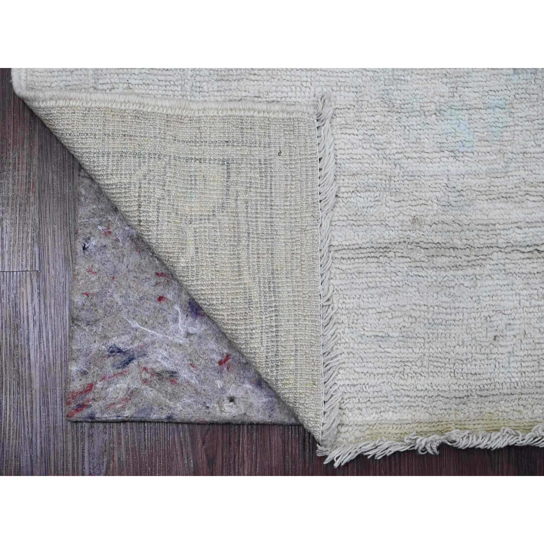 Oushak-And-Peshawar-Hand-Knotted-Rug-449465
