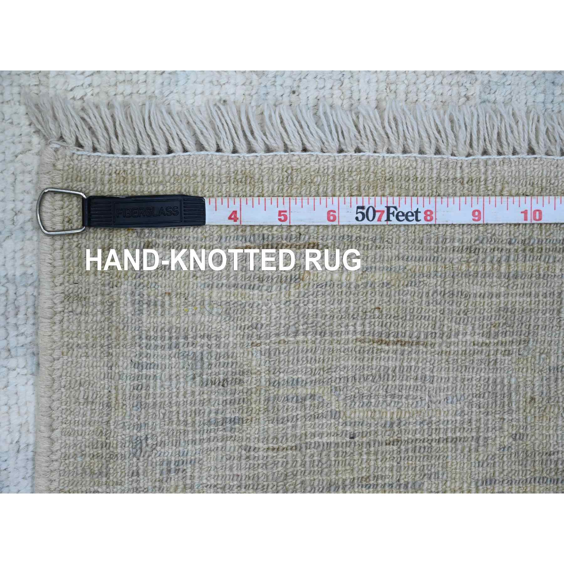 Oushak-And-Peshawar-Hand-Knotted-Rug-449465
