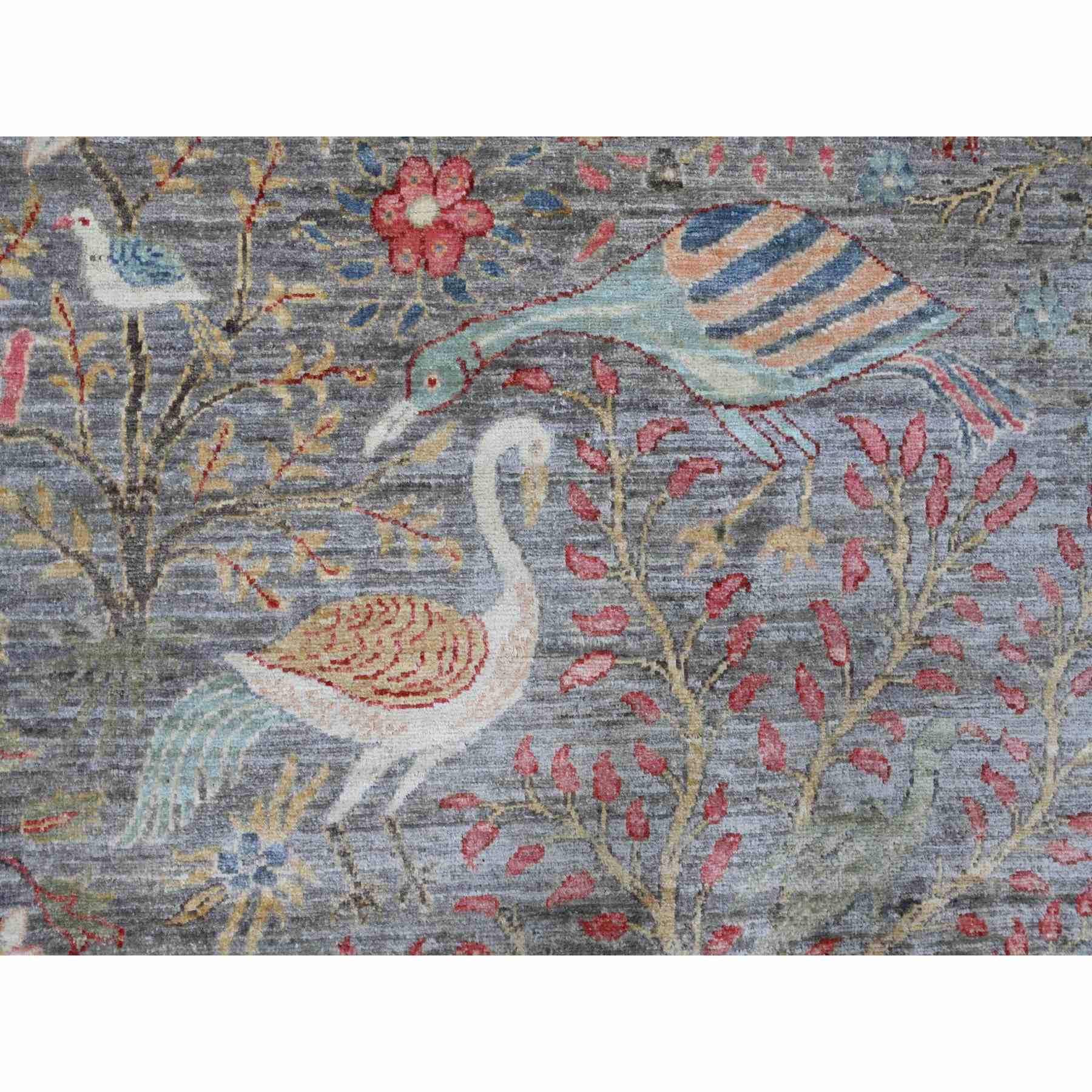 Oushak-And-Peshawar-Hand-Knotted-Rug-449540