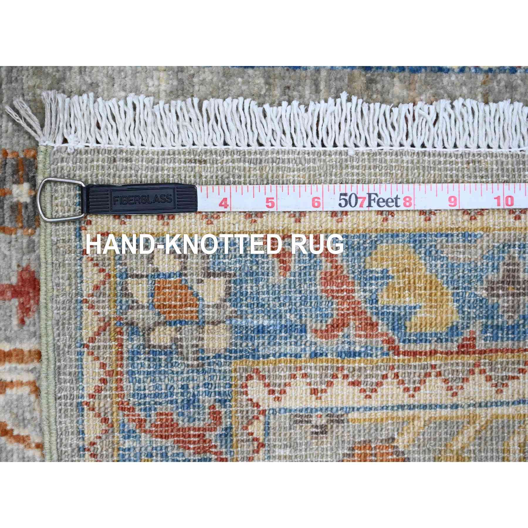 Oushak-And-Peshawar-Hand-Knotted-Rug-449585