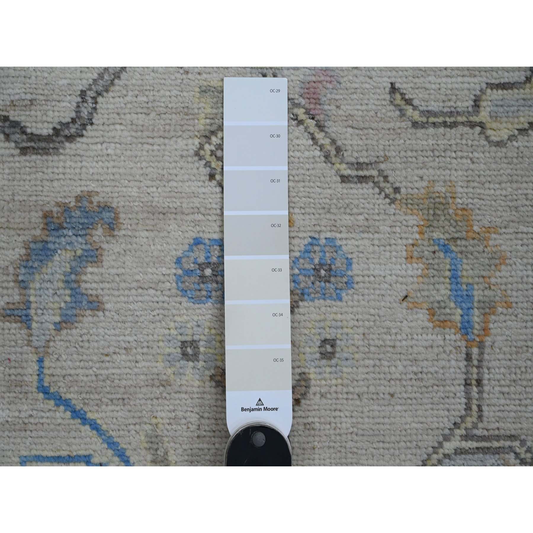 Oushak-And-Peshawar-Hand-Knotted-Rug-449630