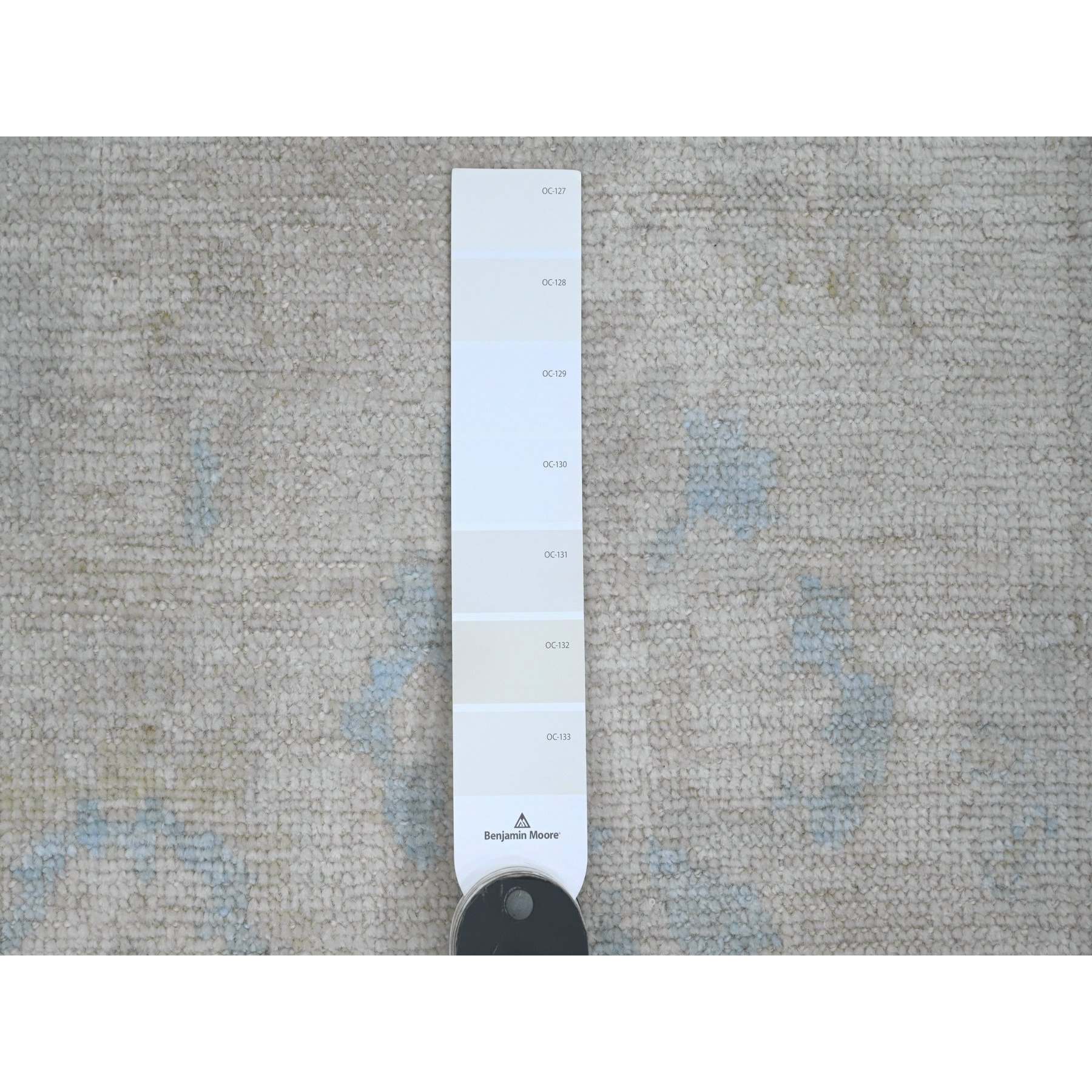 Oushak-And-Peshawar-Hand-Knotted-Rug-449785