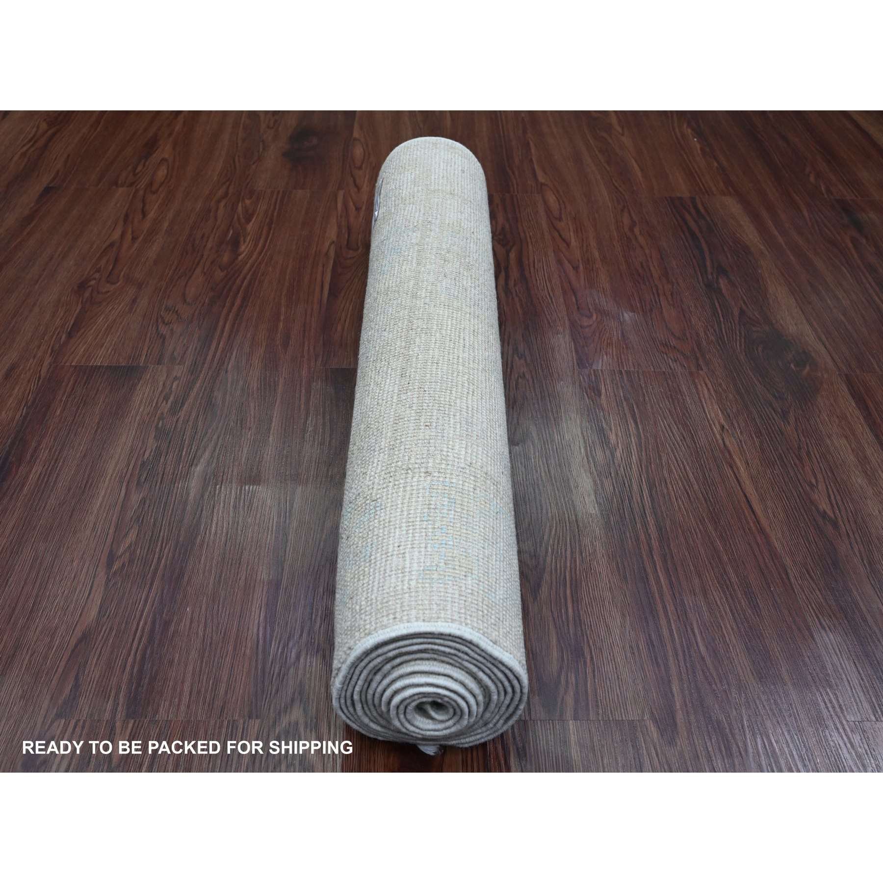 Oushak-And-Peshawar-Hand-Knotted-Rug-449785