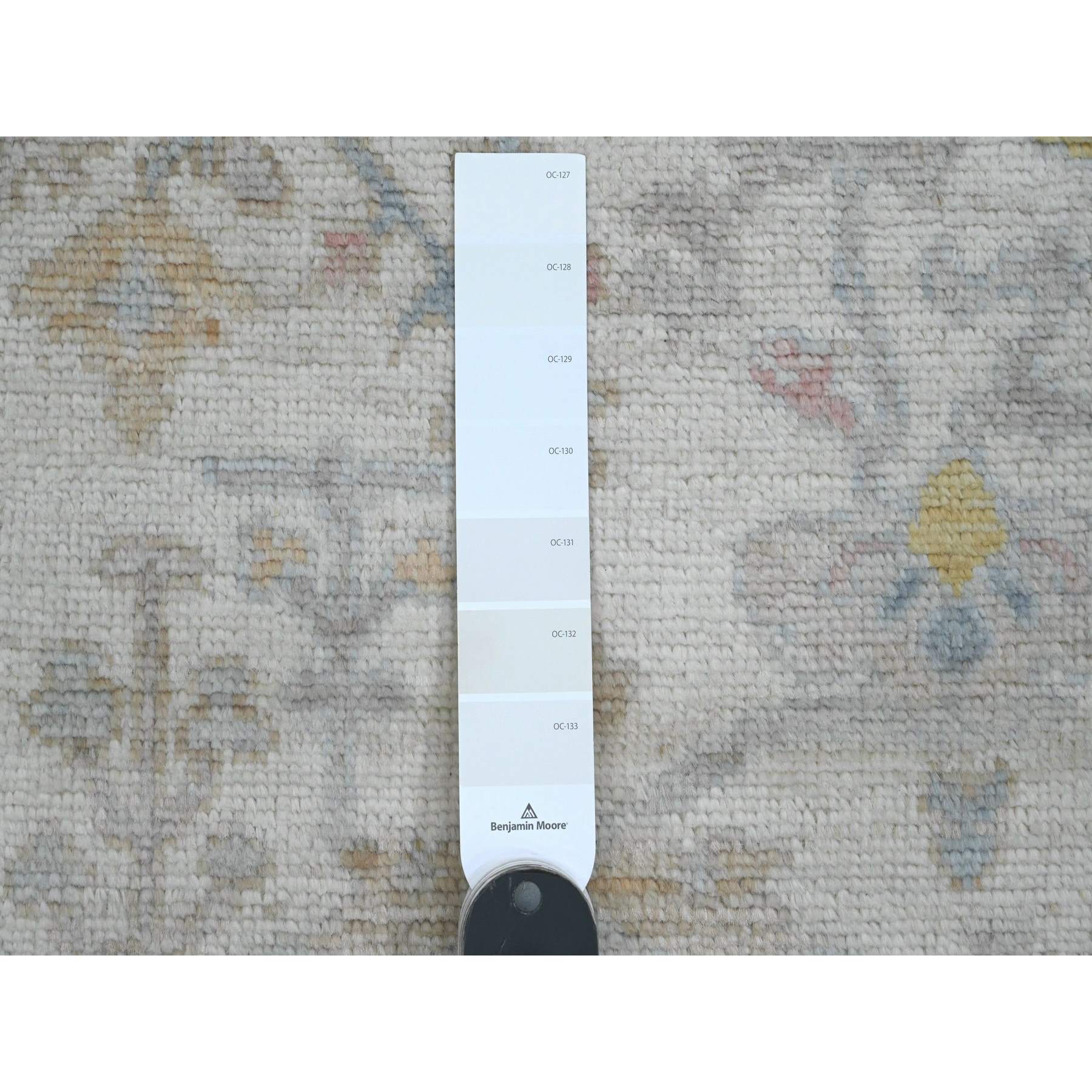Oushak-And-Peshawar-Hand-Knotted-Rug-449845