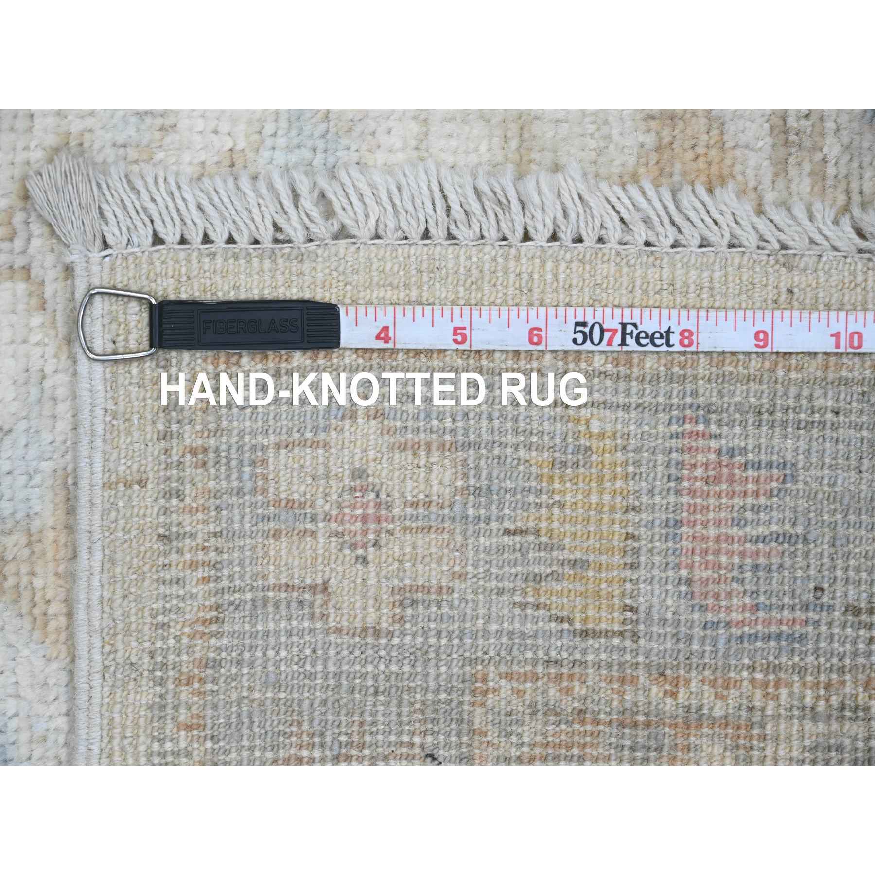 Oushak-And-Peshawar-Hand-Knotted-Rug-449845