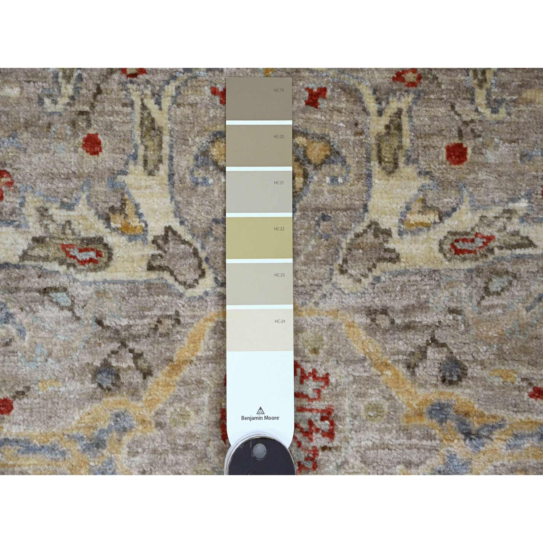 Oushak-And-Peshawar-Hand-Knotted-Rug-449855