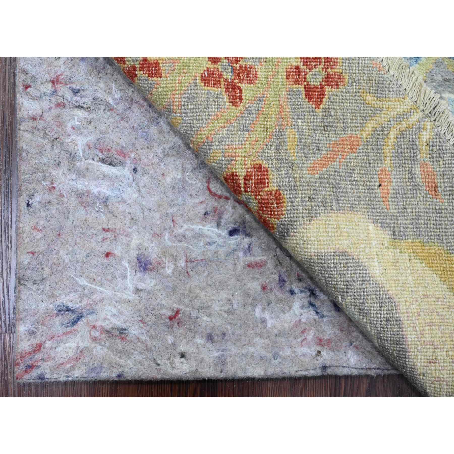 Oushak-And-Peshawar-Hand-Knotted-Rug-449915