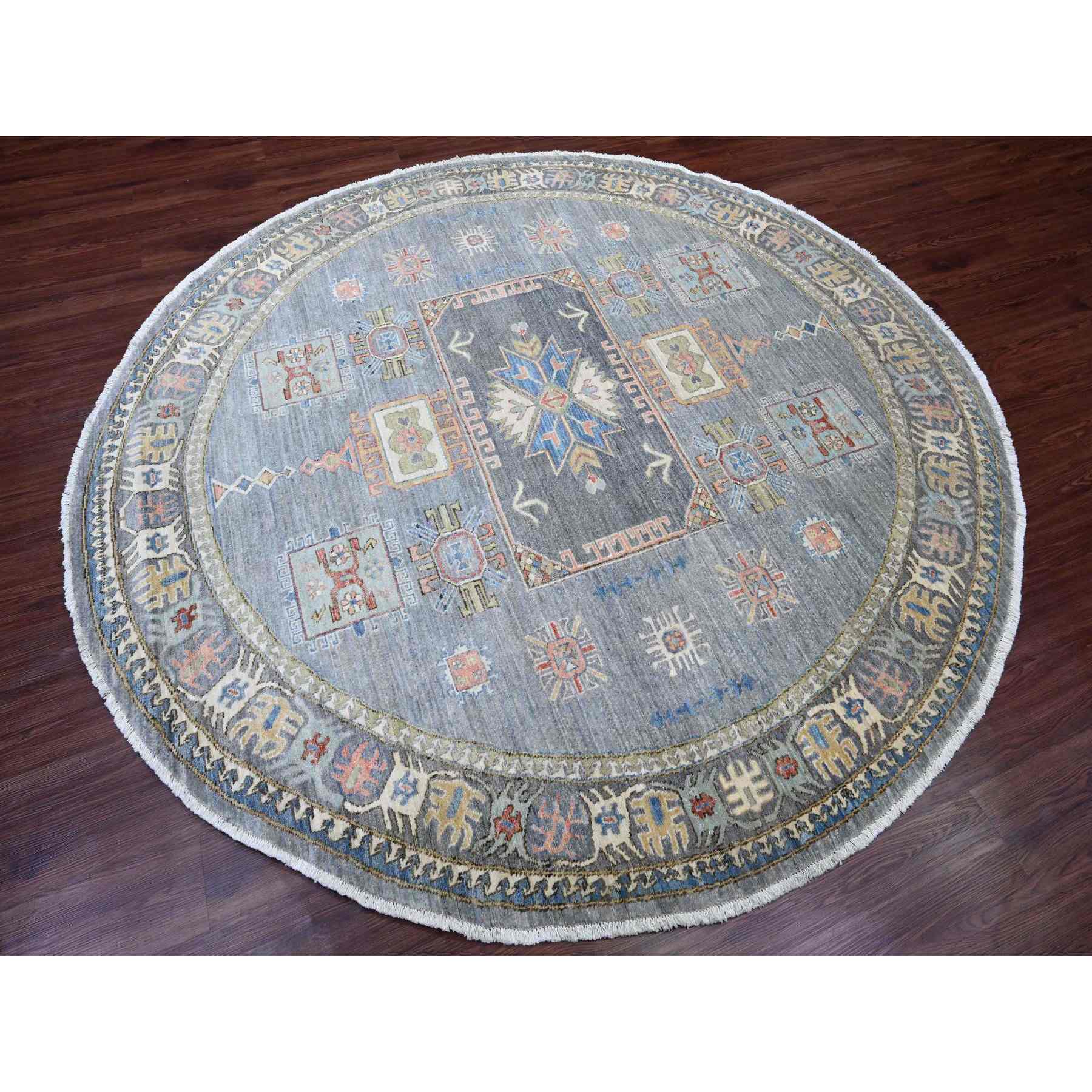 Oushak-And-Peshawar-Hand-Knotted-Rug-449985