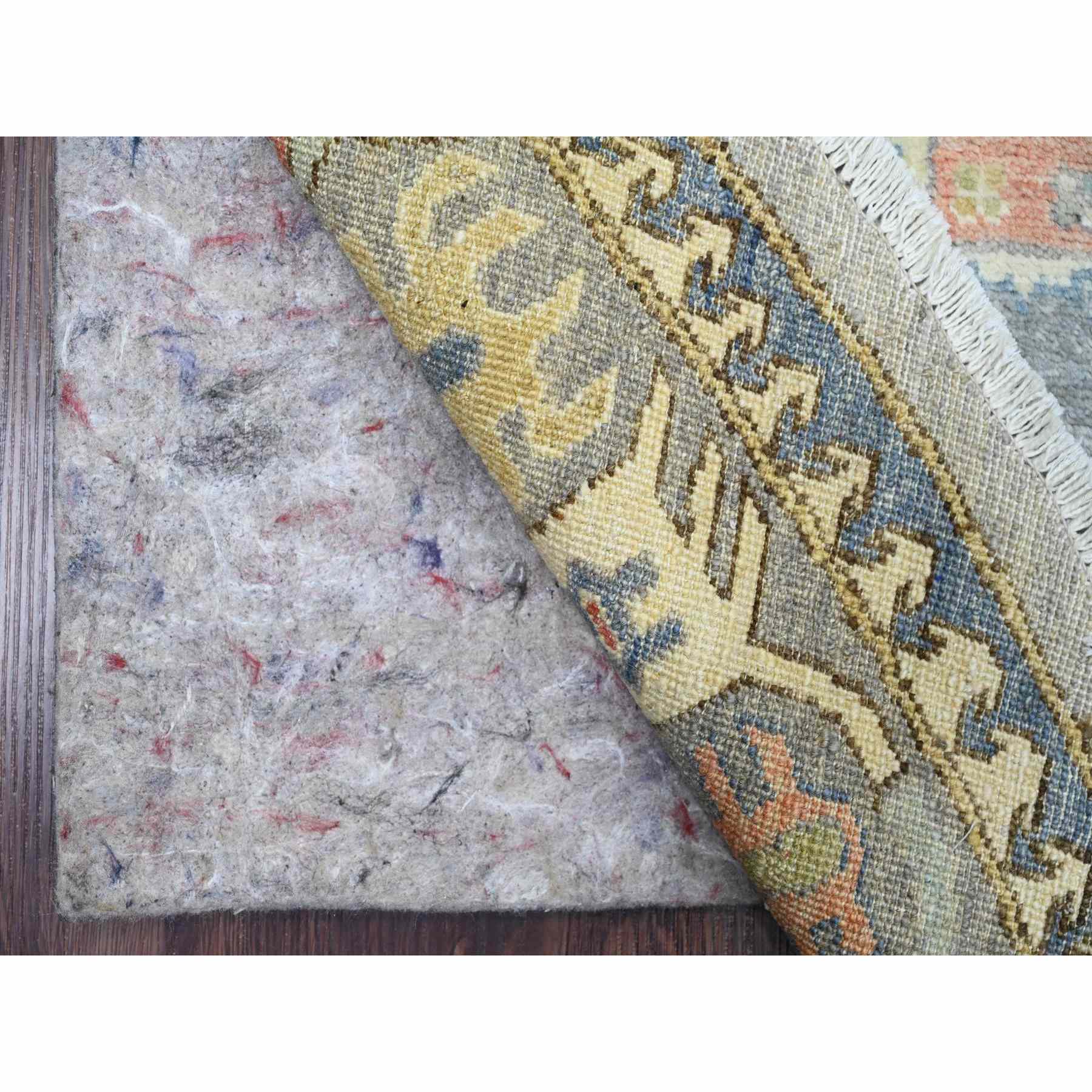 Oushak-And-Peshawar-Hand-Knotted-Rug-449985