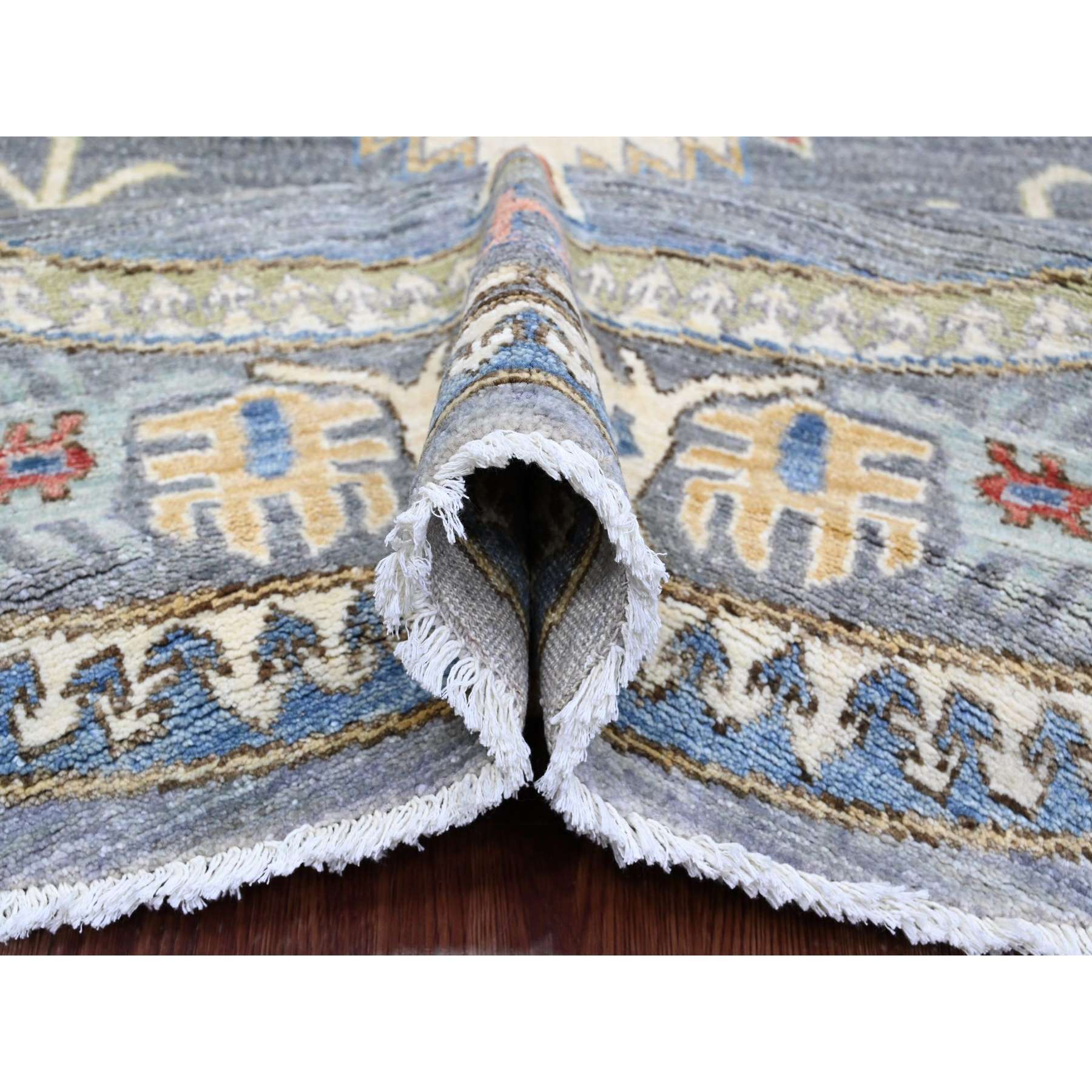 Oushak-And-Peshawar-Hand-Knotted-Rug-449985