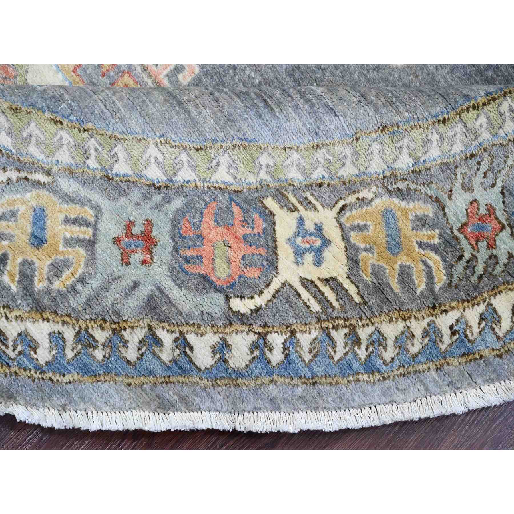 Oushak-And-Peshawar-Hand-Knotted-Rug-449985
