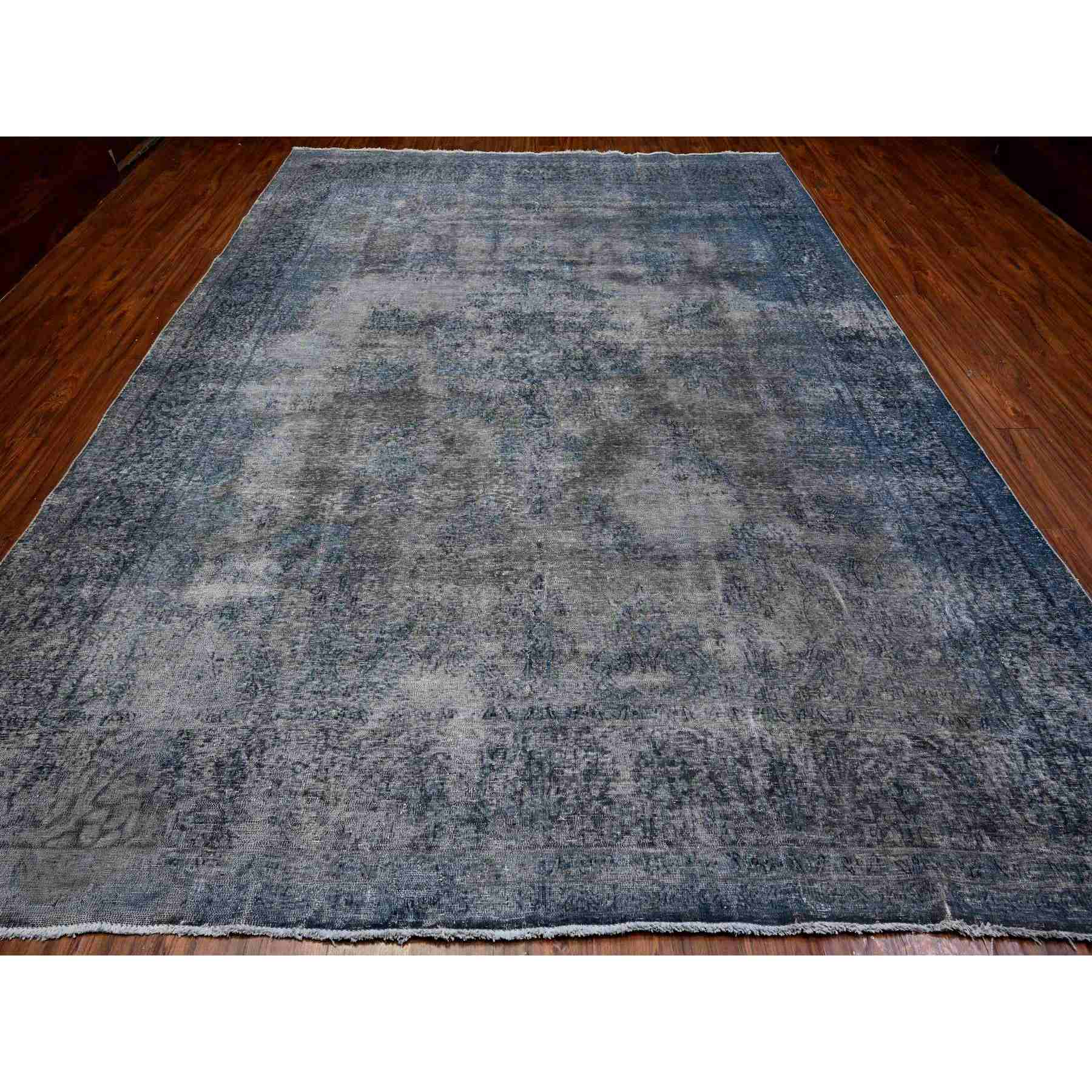 Overdyed-Vintage-Hand-Knotted-Rug-447715