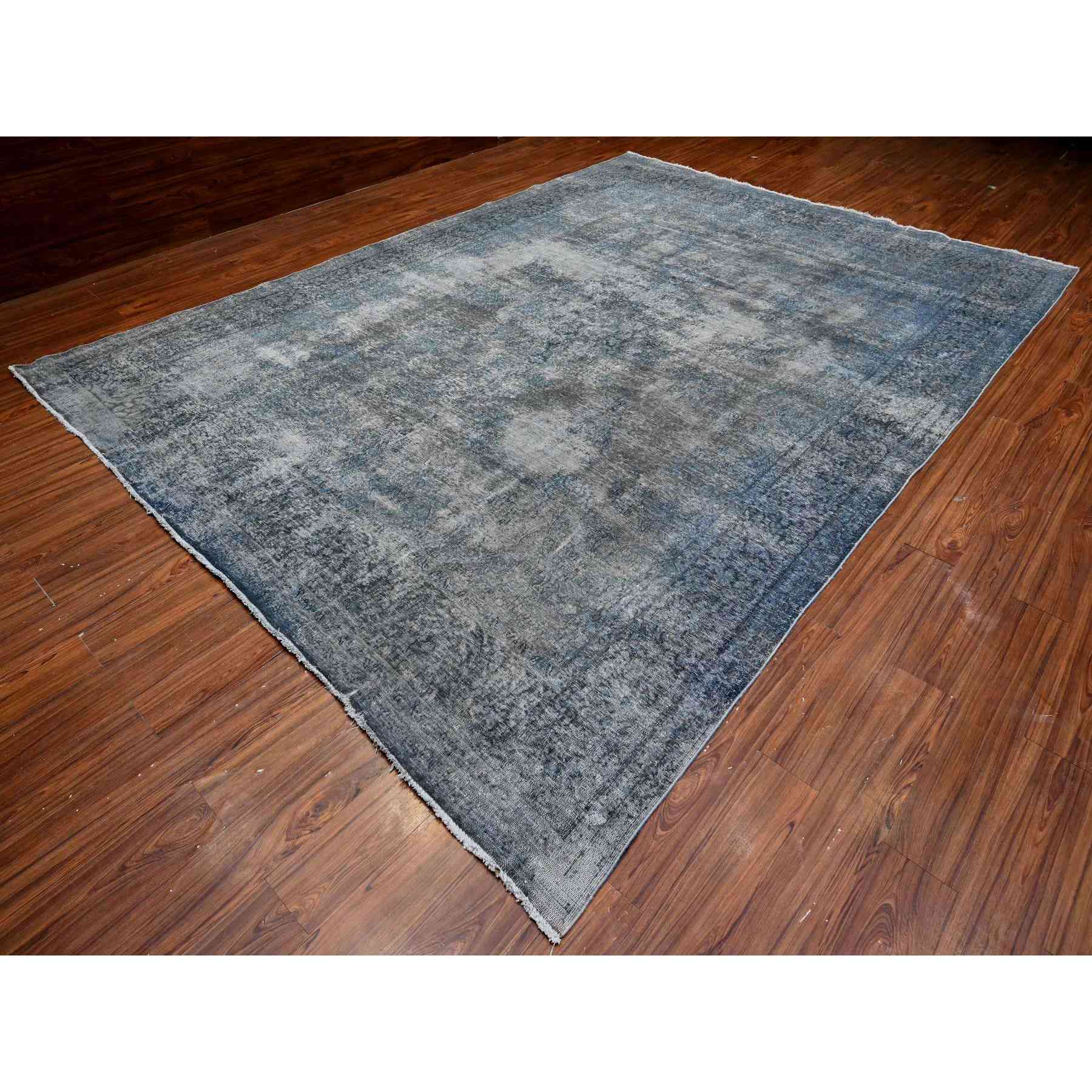 Overdyed-Vintage-Hand-Knotted-Rug-447715