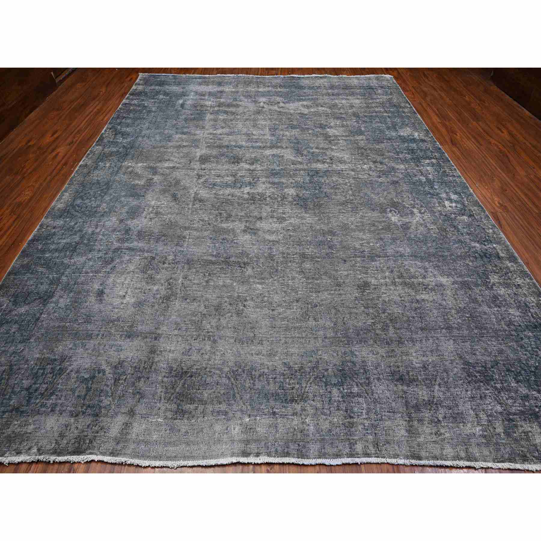 Overdyed-Vintage-Hand-Knotted-Rug-447725