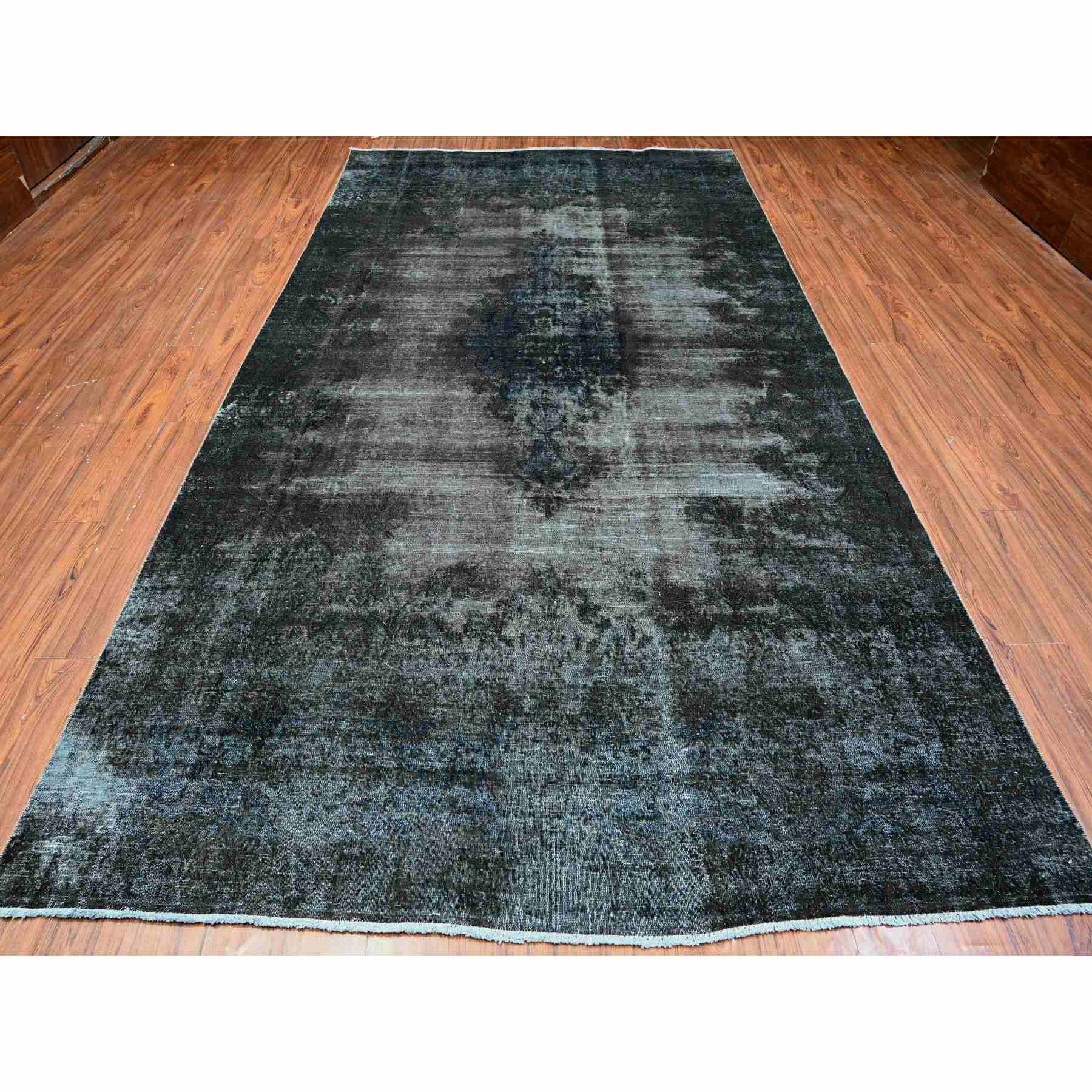 Overdyed-Vintage-Hand-Knotted-Rug-447735