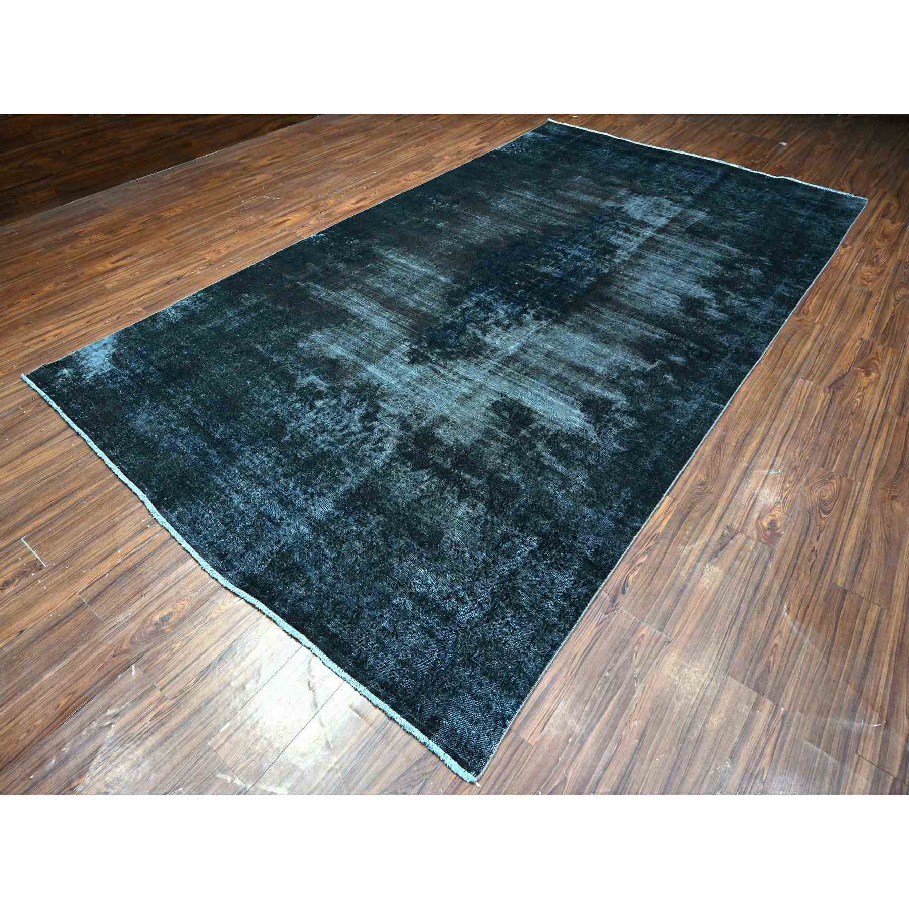 Overdyed-Vintage-Hand-Knotted-Rug-447735