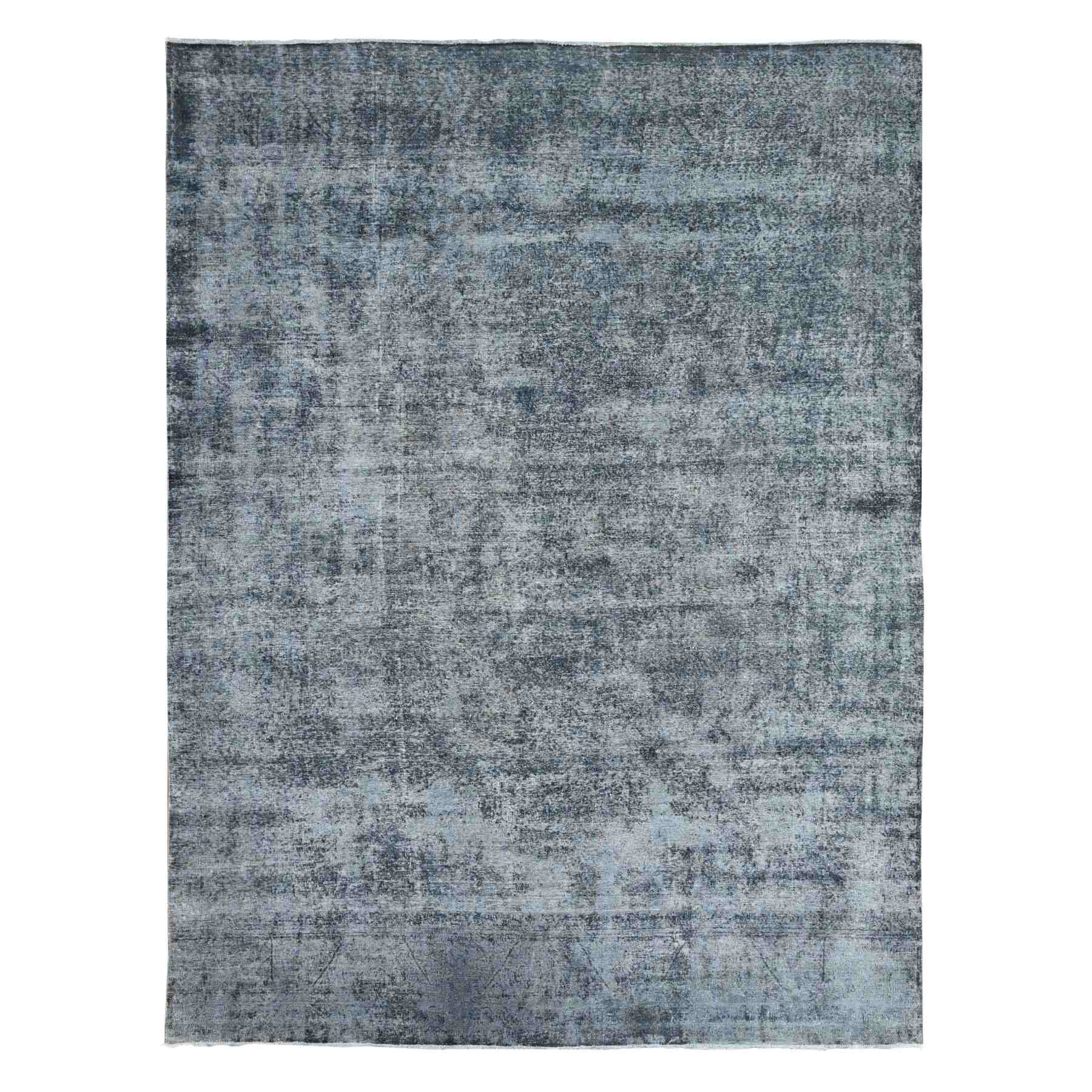 Overdyed-Vintage-Hand-Knotted-Rug-448265