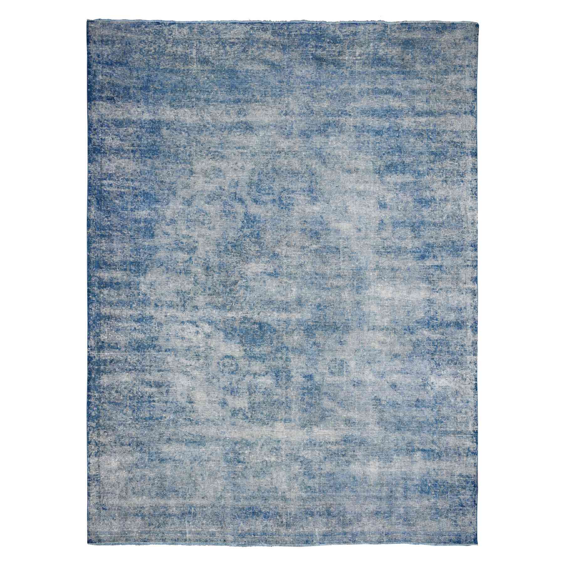 Overdyed-Vintage-Hand-Knotted-Rug-448270