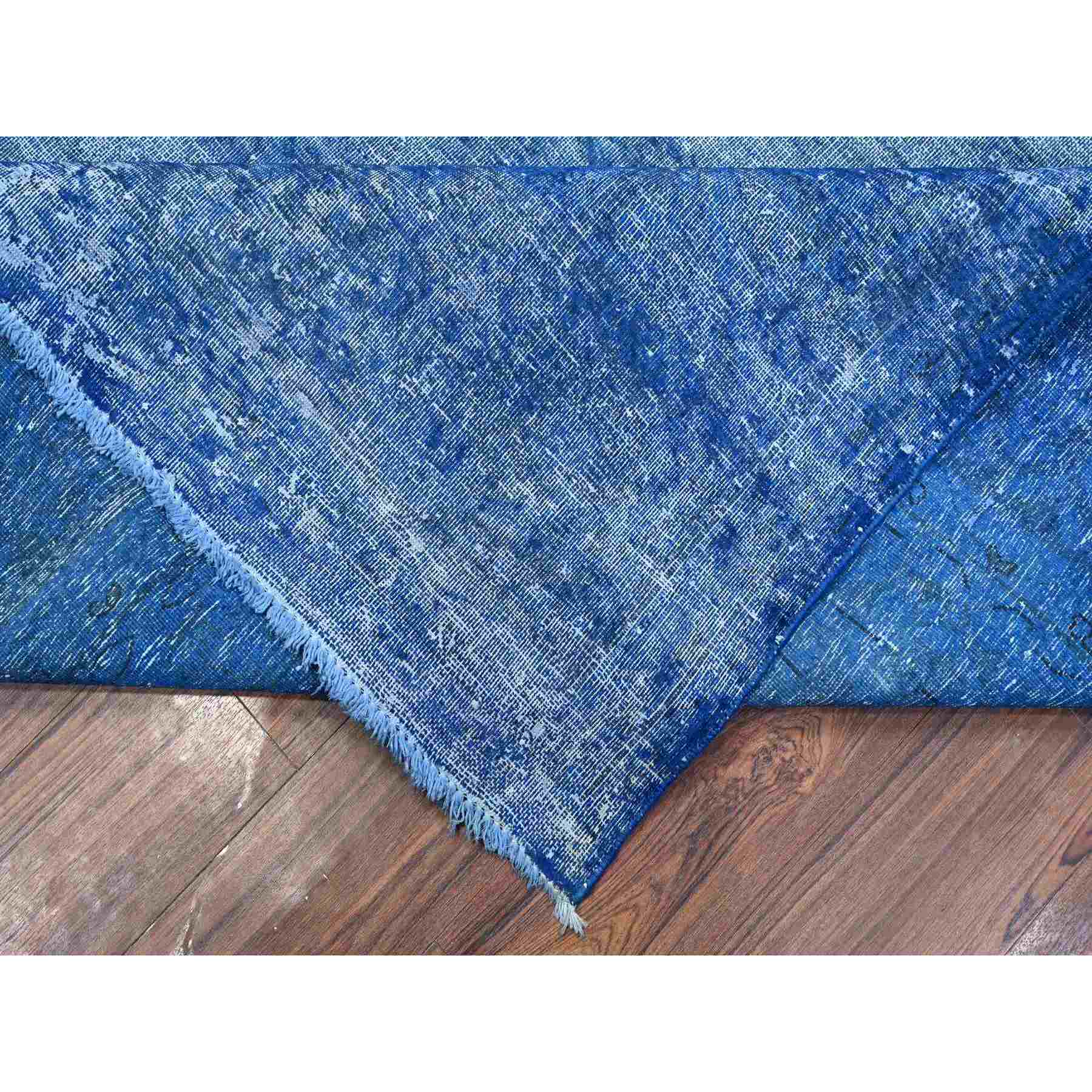 Overdyed-Vintage-Hand-Knotted-Rug-448270