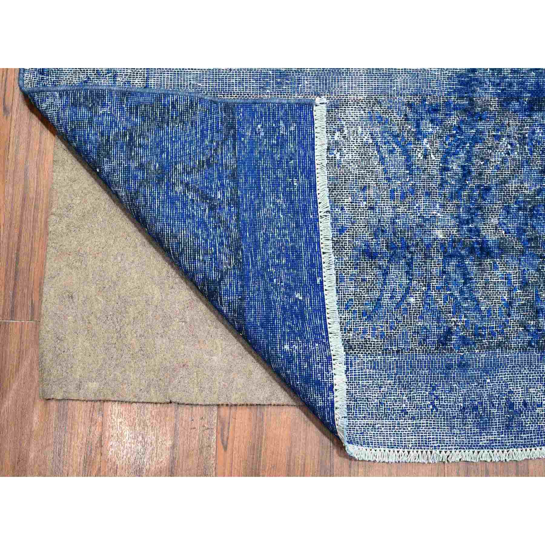 Overdyed-Vintage-Hand-Knotted-Rug-448470