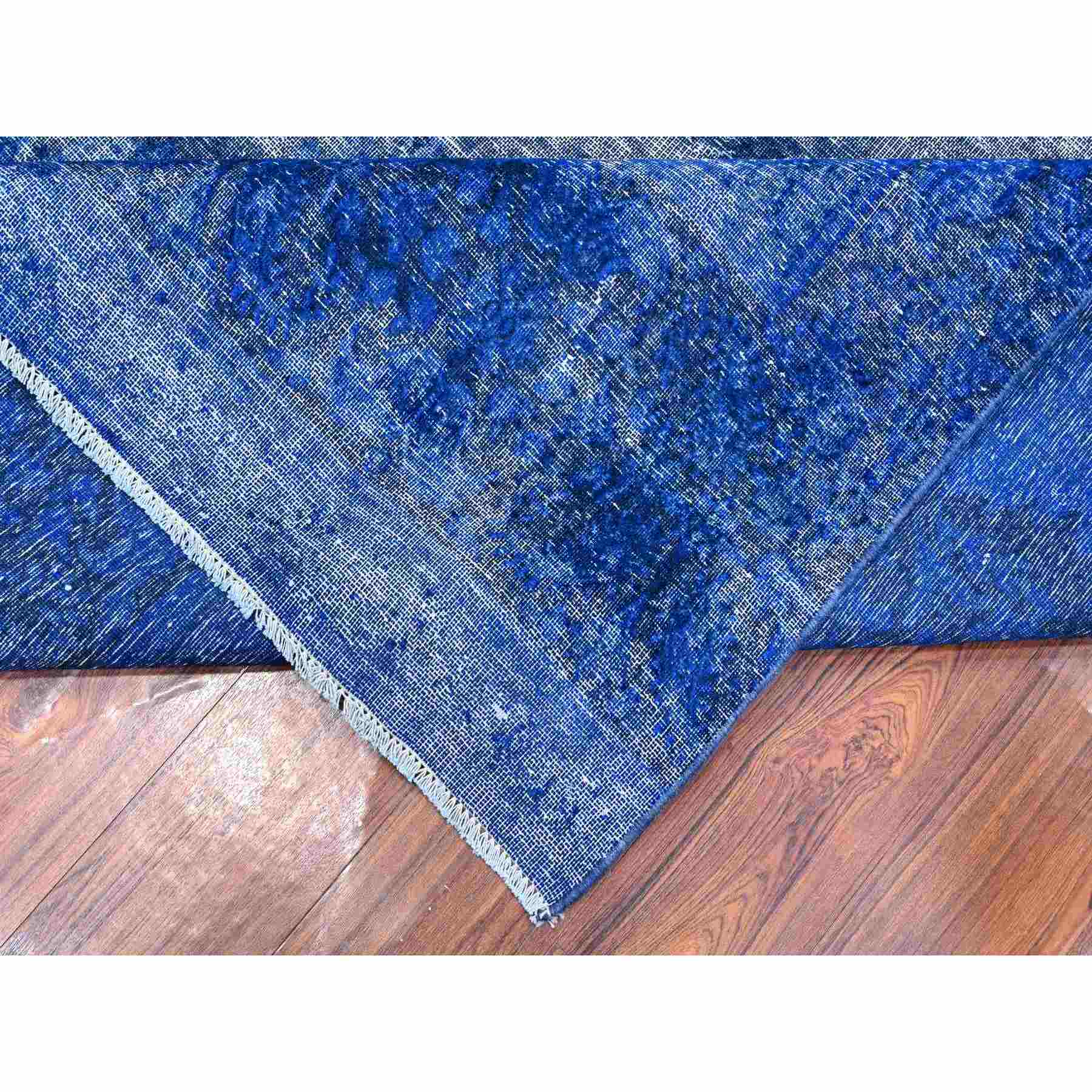 Overdyed-Vintage-Hand-Knotted-Rug-448470