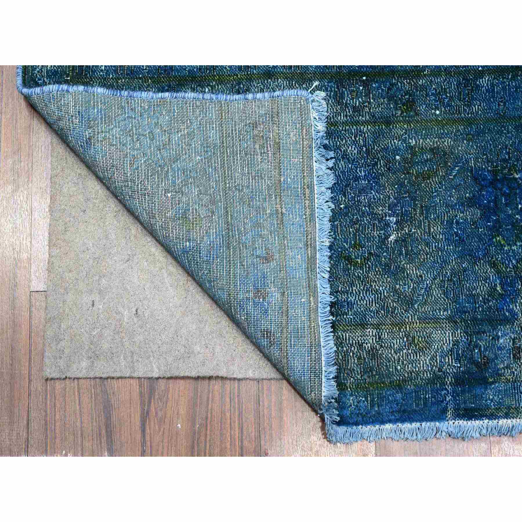 Overdyed-Vintage-Hand-Knotted-Rug-448625