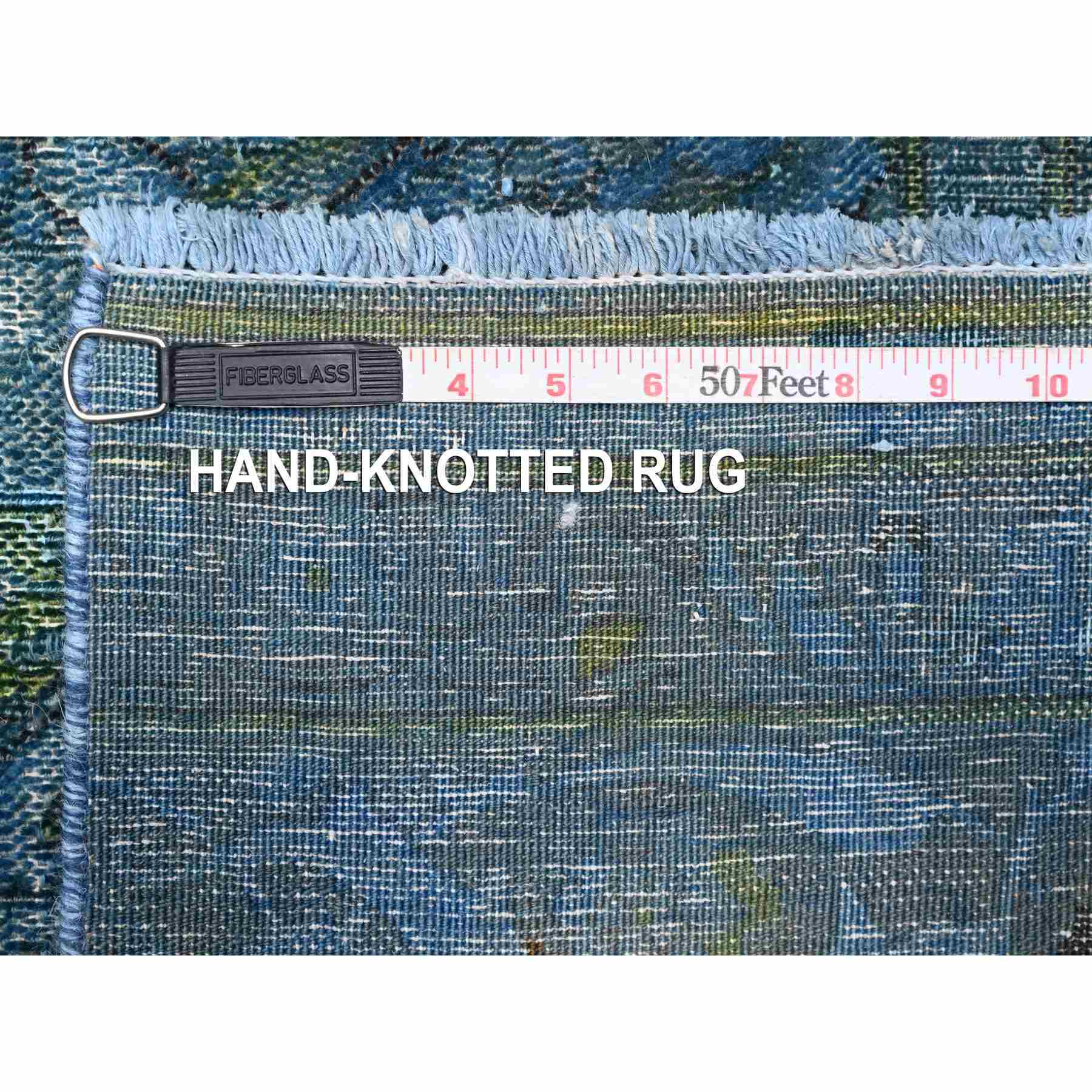 Overdyed-Vintage-Hand-Knotted-Rug-448625