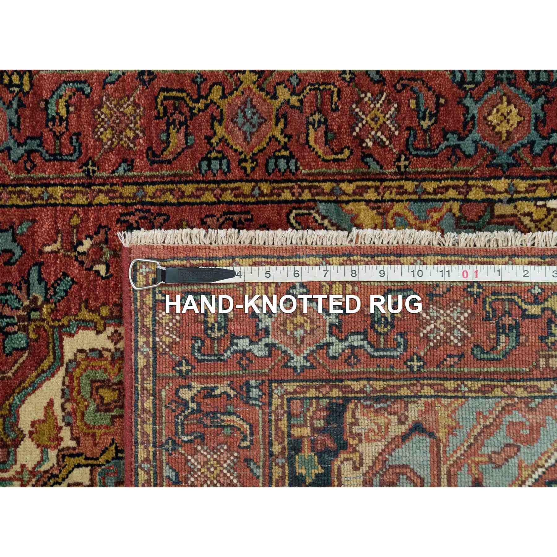 Heriz-Hand-Knotted-Rug-450425