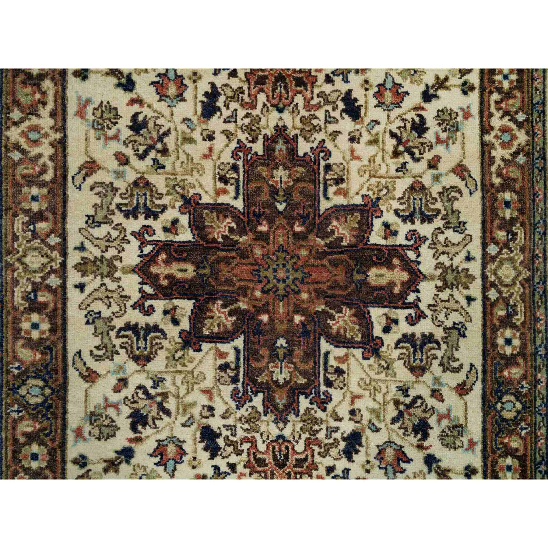 Heriz-Hand-Knotted-Rug-450430