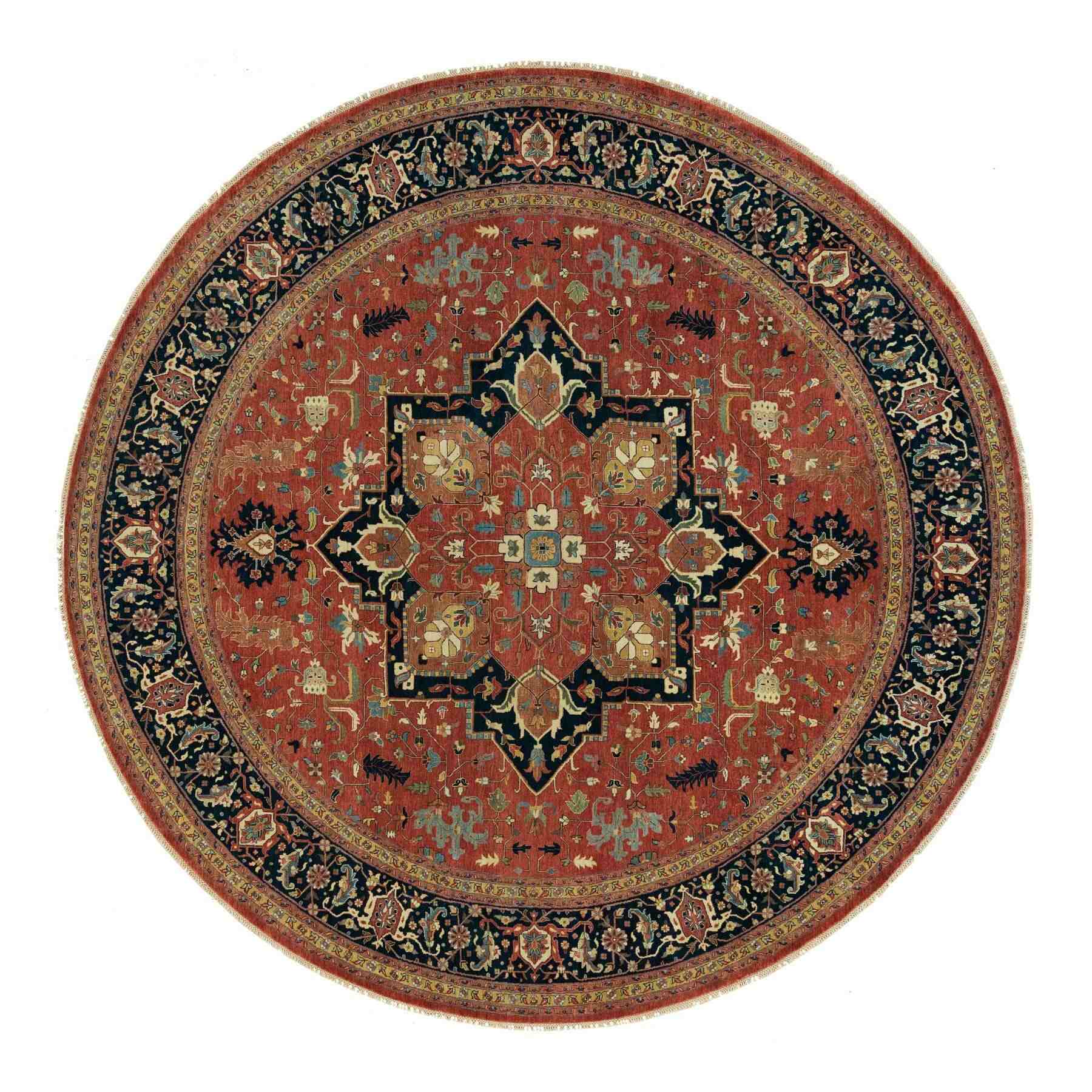 Heriz-Hand-Knotted-Rug-450510