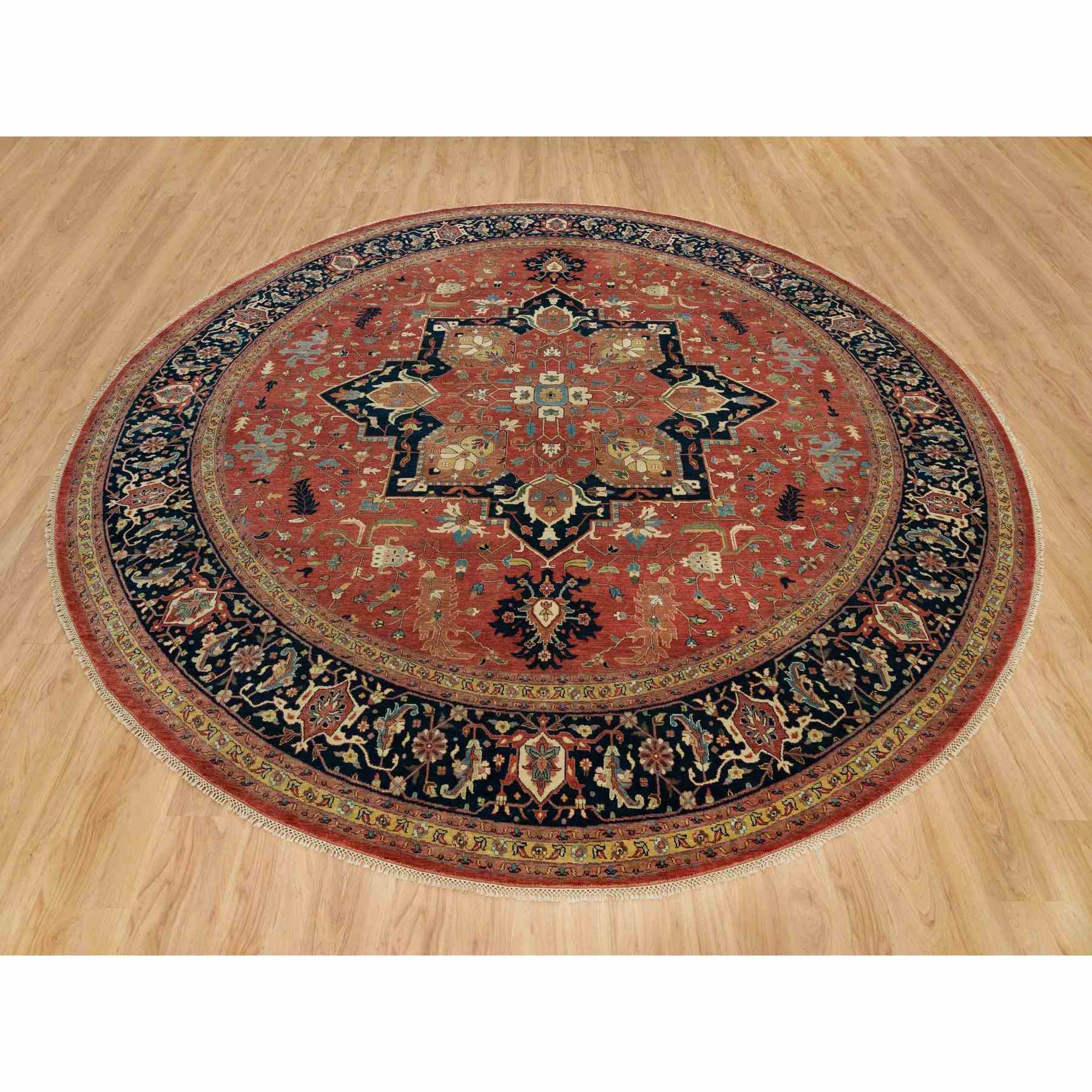 Heriz-Hand-Knotted-Rug-450510