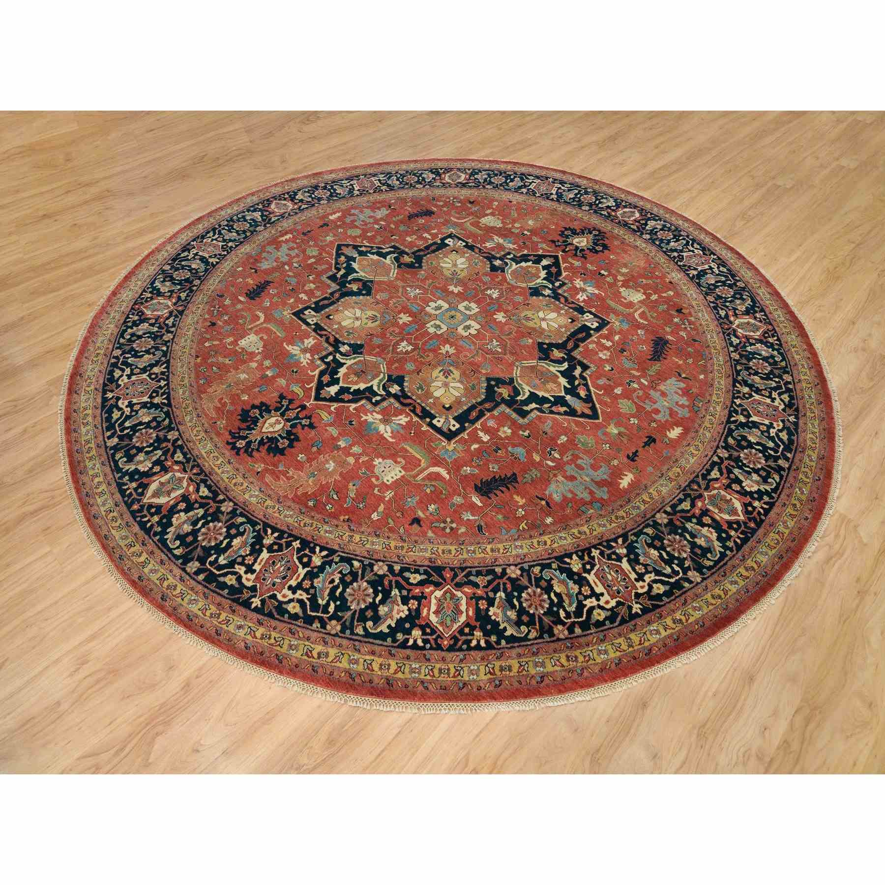 Heriz-Hand-Knotted-Rug-450510