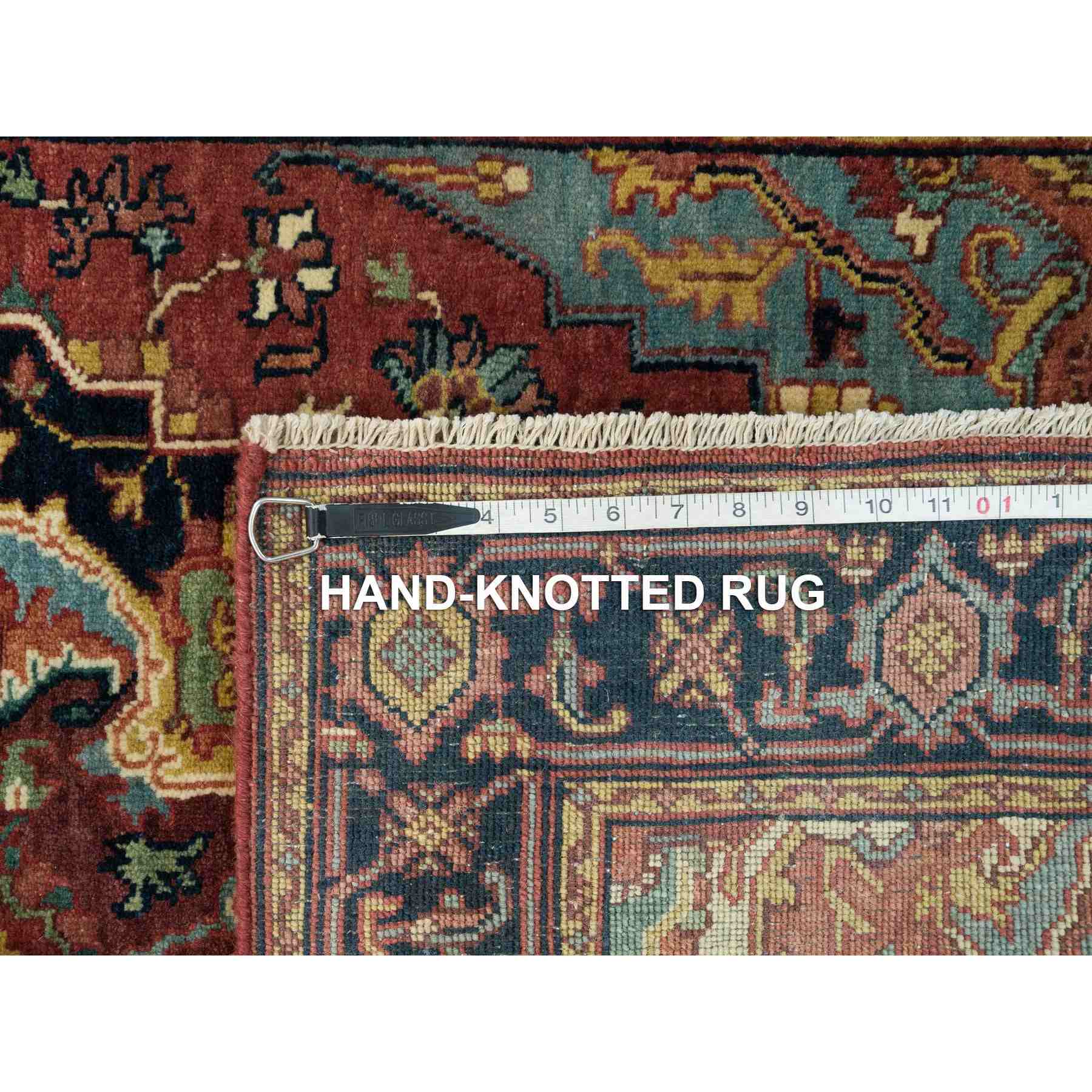 Heriz-Hand-Knotted-Rug-450575