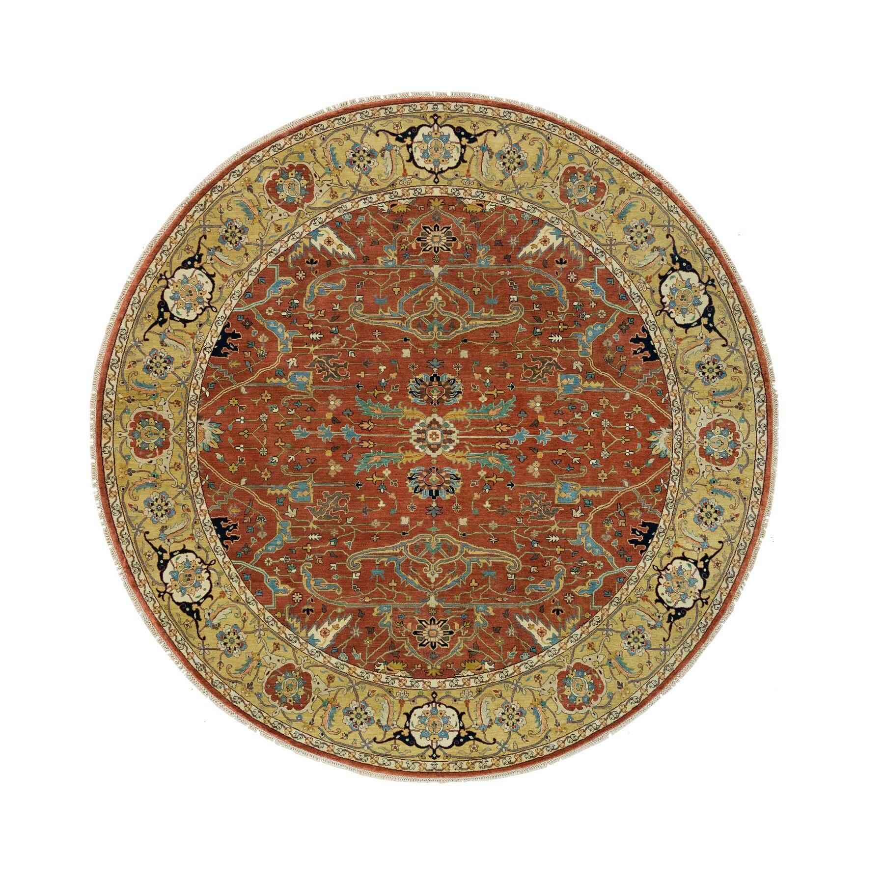 Heriz-Hand-Knotted-Rug-450585