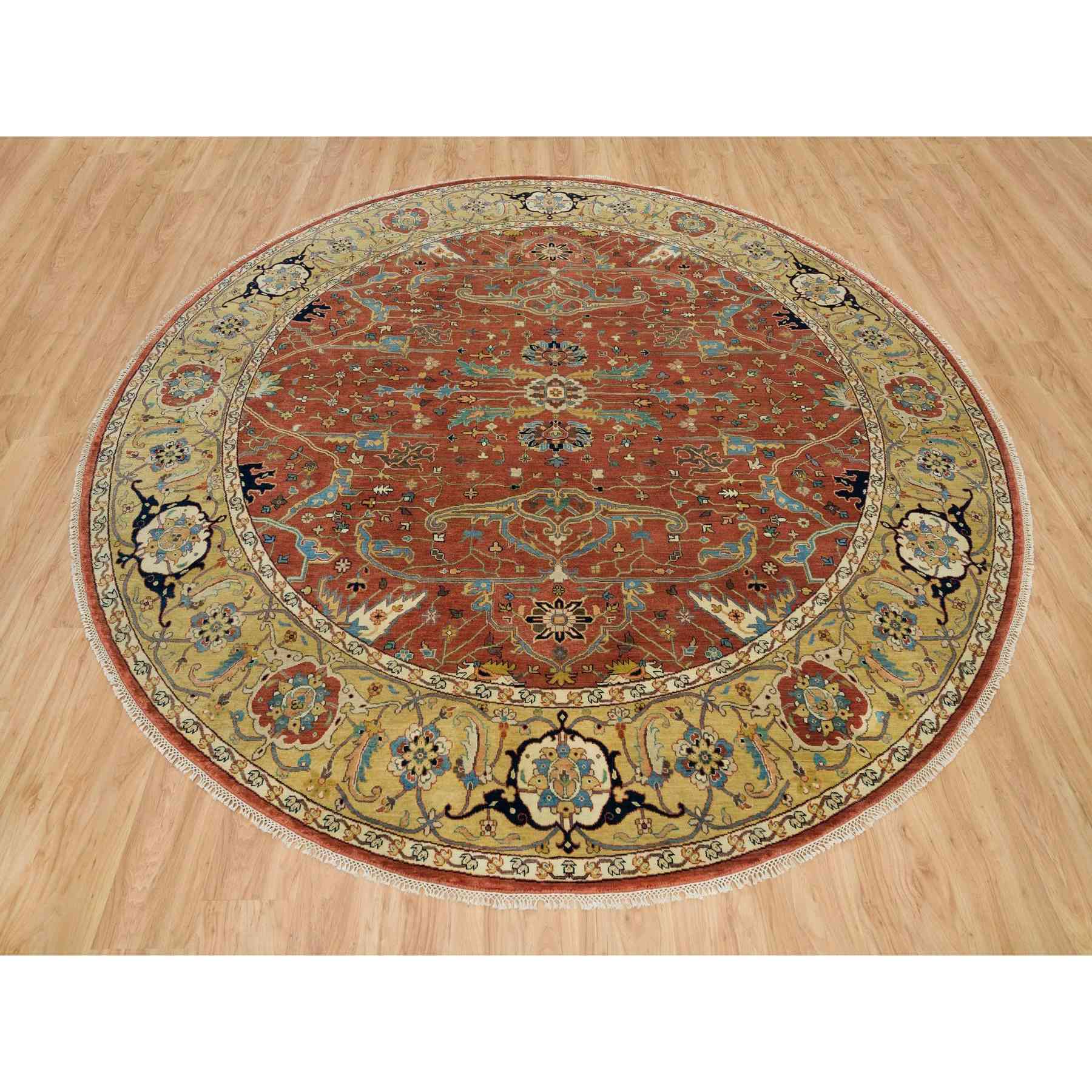Heriz-Hand-Knotted-Rug-450585